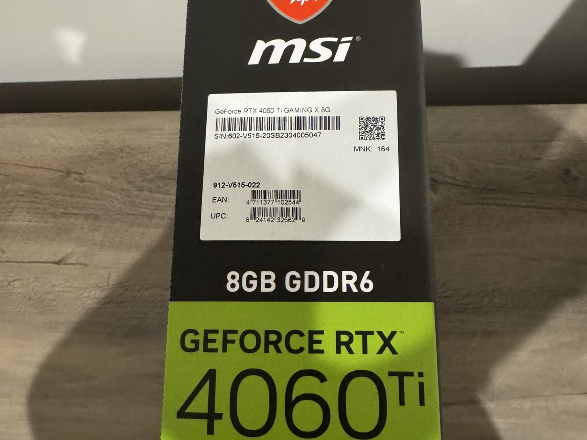 MSI RTX 4060 Ti Gaming X