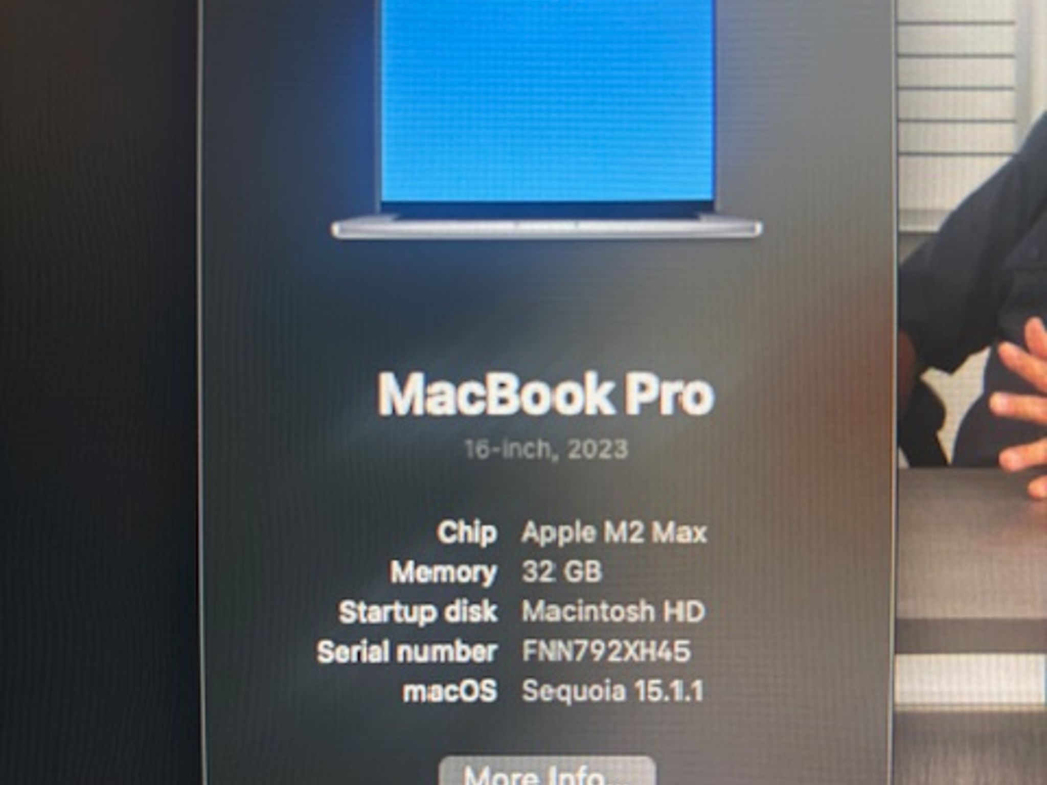 Macbook Pro 16” M2 Max 32gb 1TB SSD