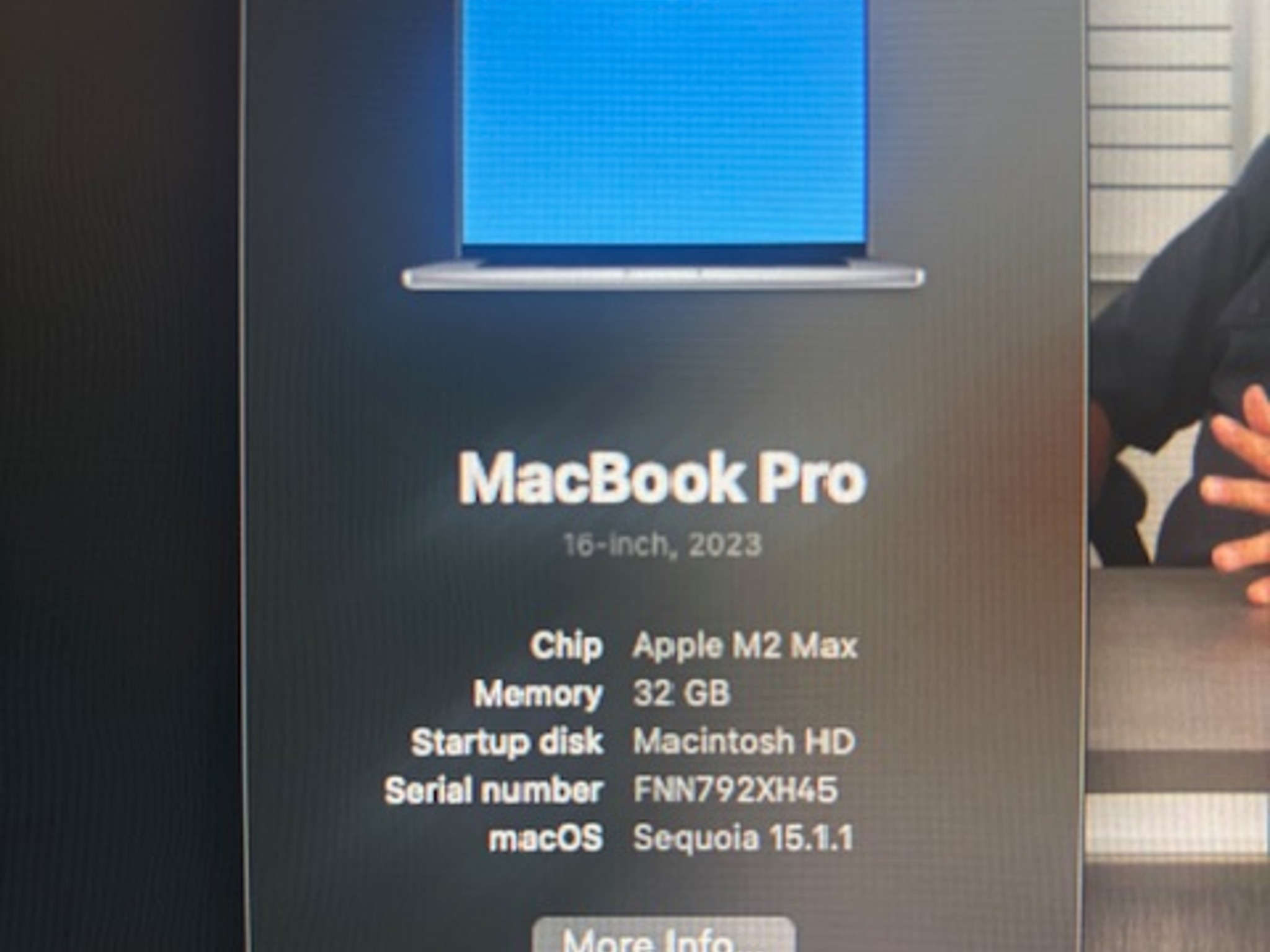 Macbook Pro 16” M2 Max 32gb 1TB SSD