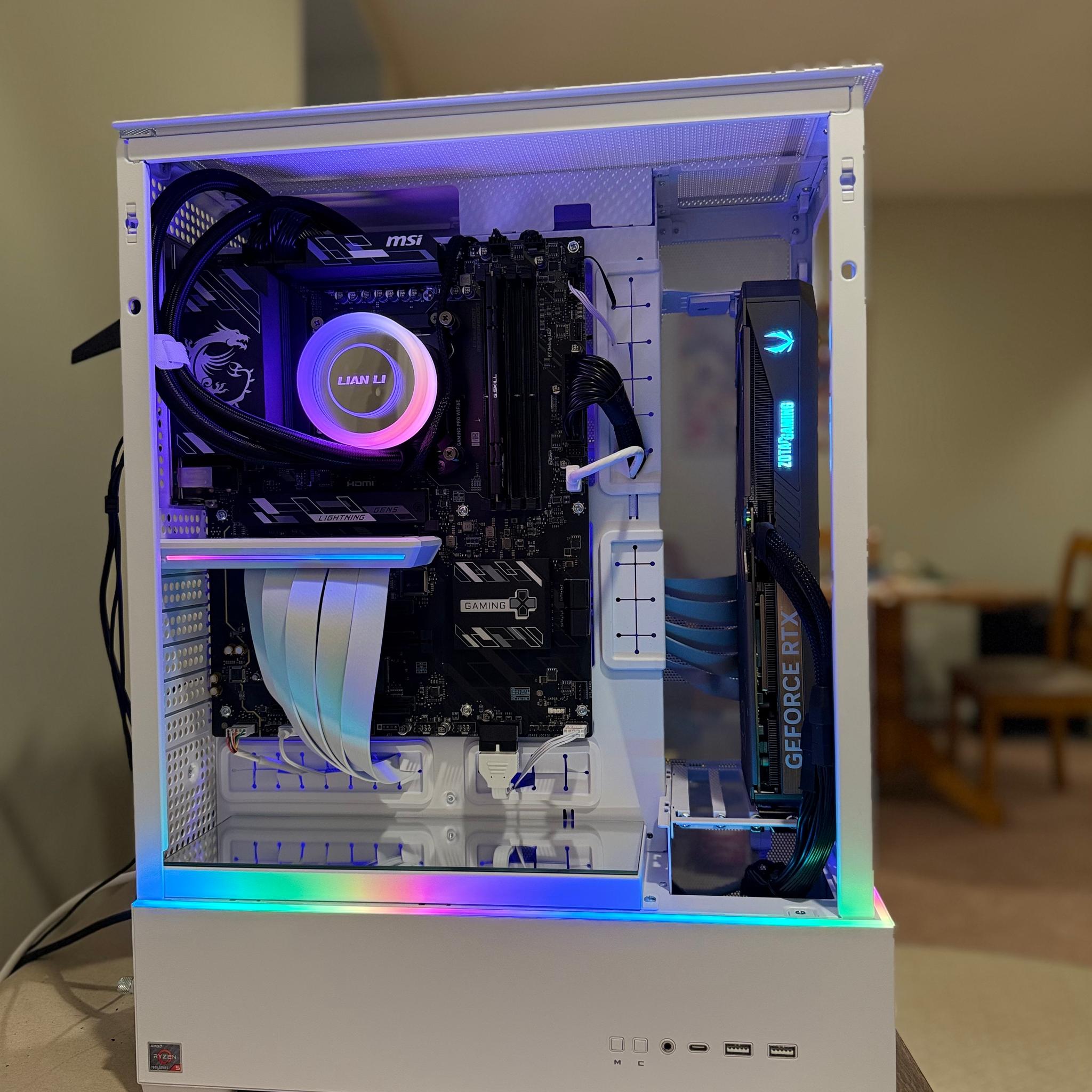 RTX 5070/7600X3D GAMING PC, 16 GB DDR5, 1 TB NVME SSD, WiFi/BT, W11 Pro