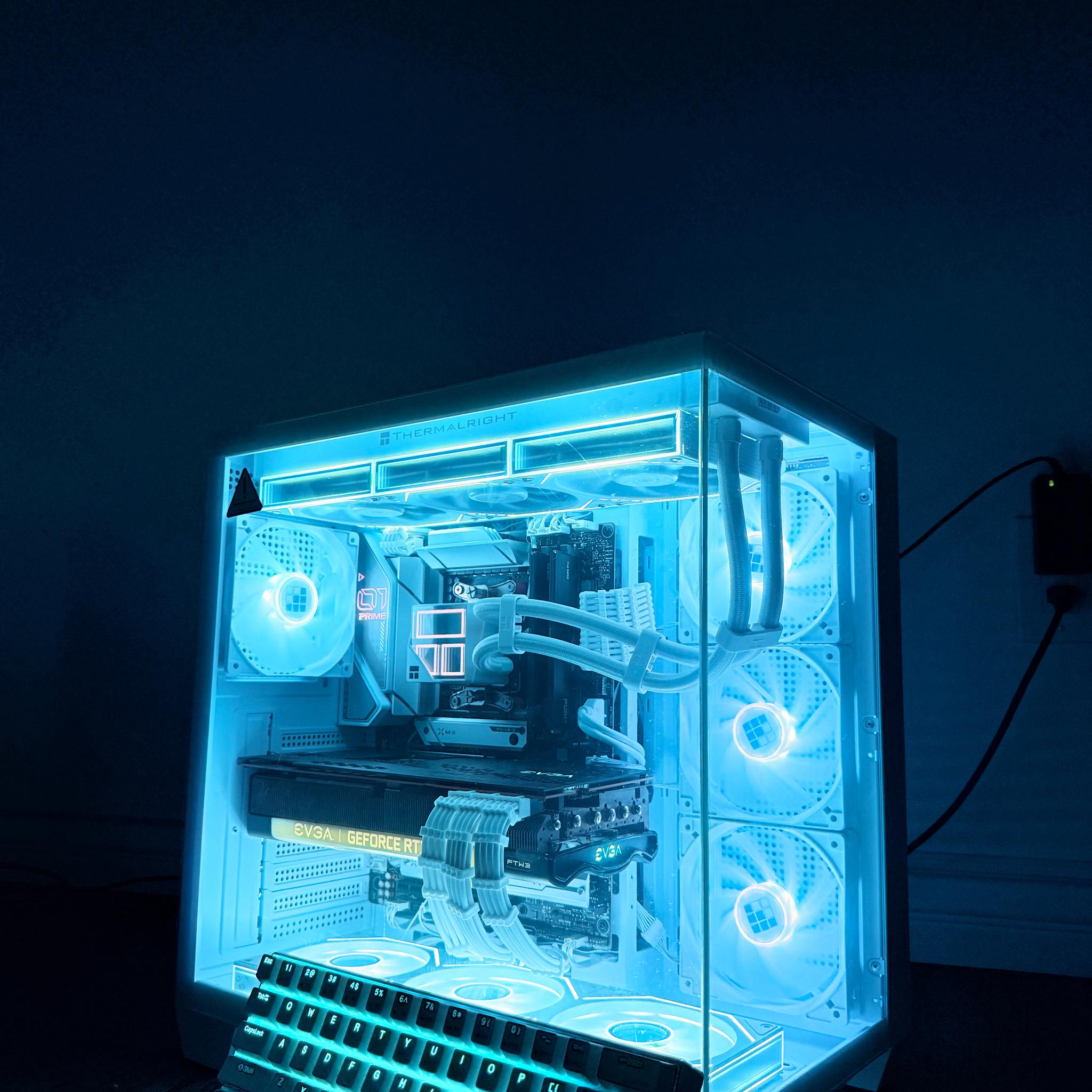 🔥 White RTX 3080 10GB Gaming PC | Ryzen 9 7900X | 32GB DDR5 RGB 🔥