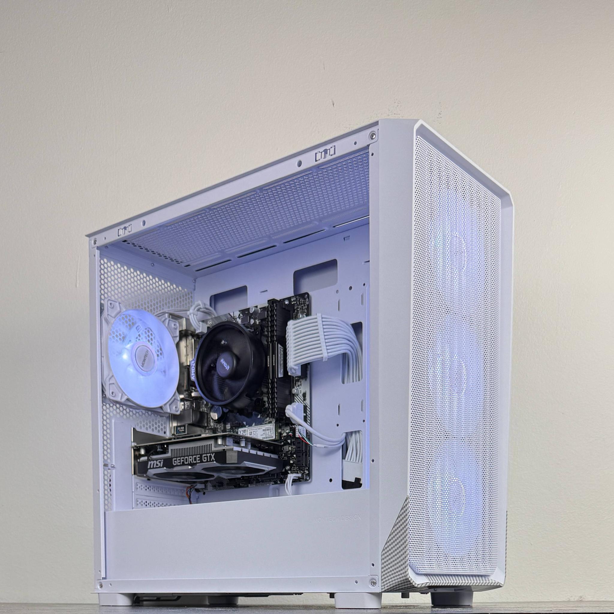 ❄️Powder❄️ | 1080p Gaming PC | Ryzen 5 1600AF | MSI GTX 1630 | 16GB DDR4 3000MHz