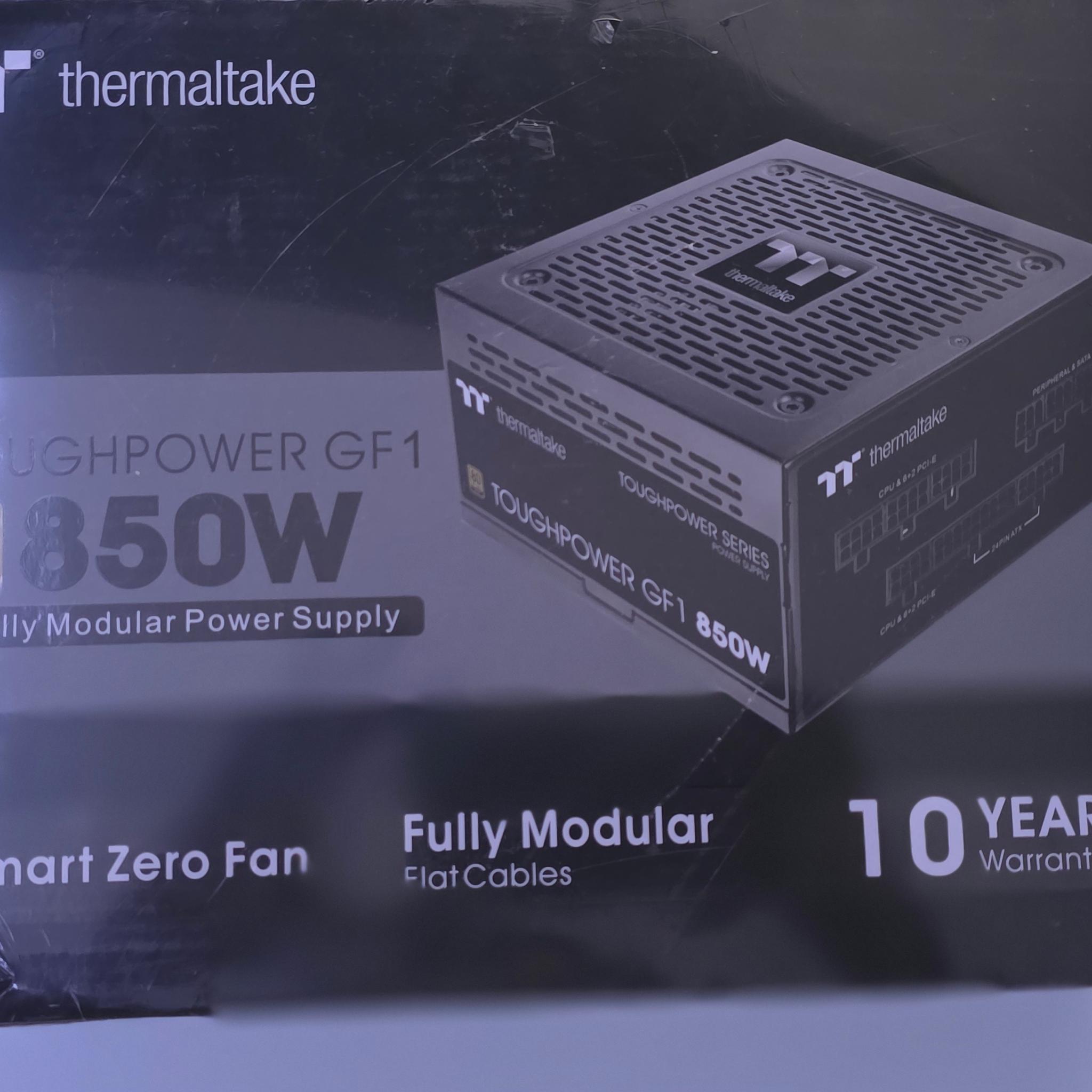 Thermaltake GF1 Fully Modular ATX 850W Power Supply - 80 Plus Gold - Ultra Quiet