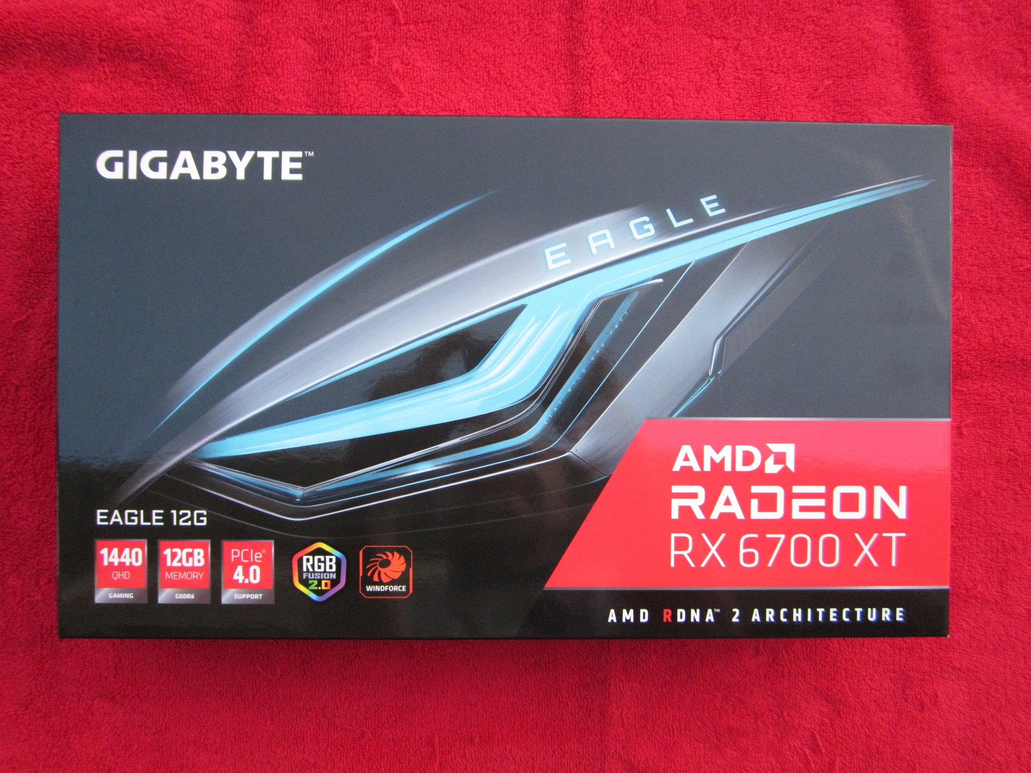 New! GIGABYTE Radeon RX 6700 XT EAGLE 12GB GDDR6 Graphics Card