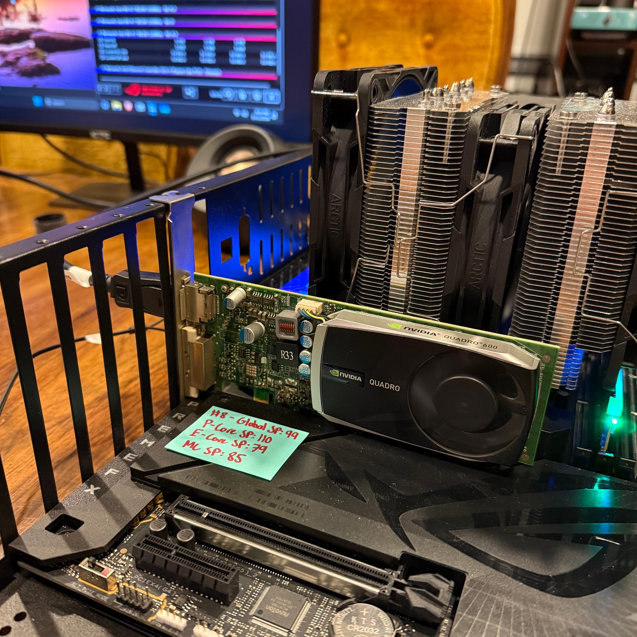 Tested PNY NVIDIA Quadro 600 1GB DDR3 GPU - Cracked fan