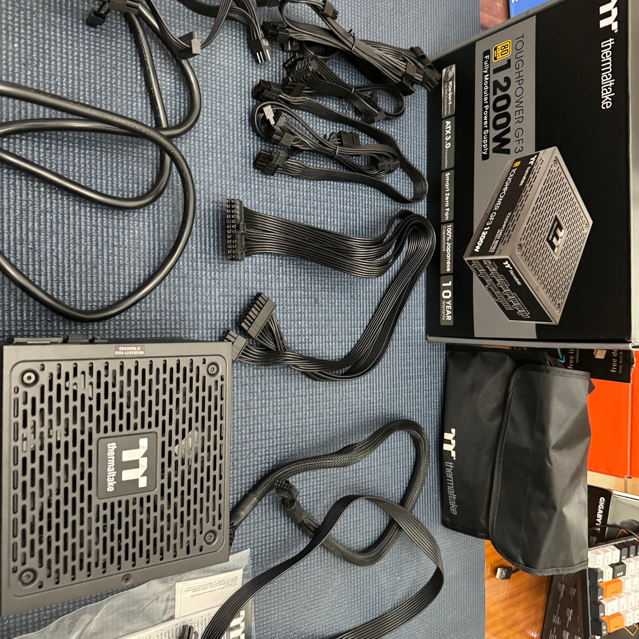 Thermaltake Toughpower GF A3 1200W, True 600W 12VHPWR  ATX3.0 PSU