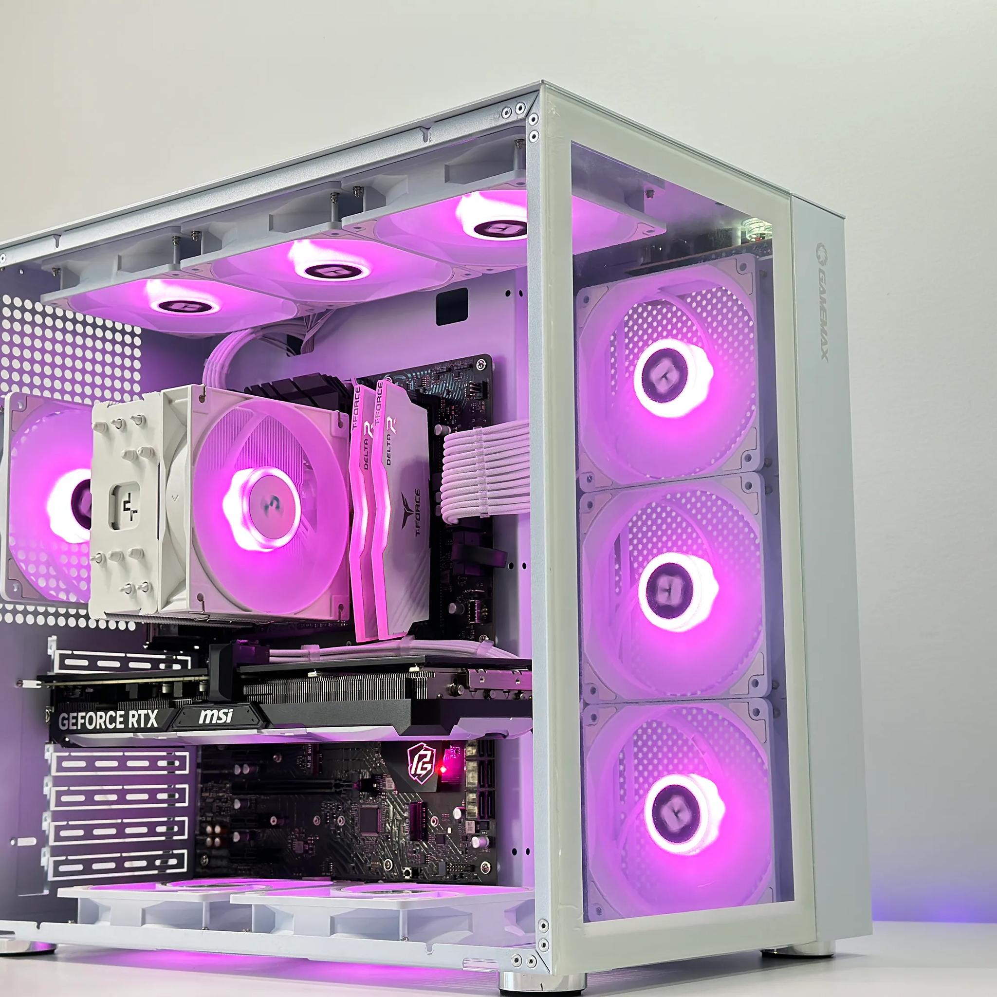 🧊Frozen 🧊Gaming PC❄️Nvidia RTX 4070 12GB❄️Intel 13500T 14Core❄️32GB DDR4❄️1TB NVME