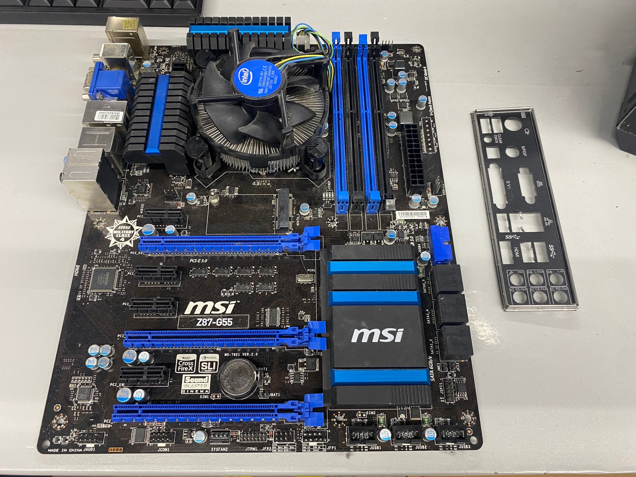 MSI Z87-G55 Gaming Motherboard LGA 1150 Intel Z87 DDR3 ATX w/ I/O Shield