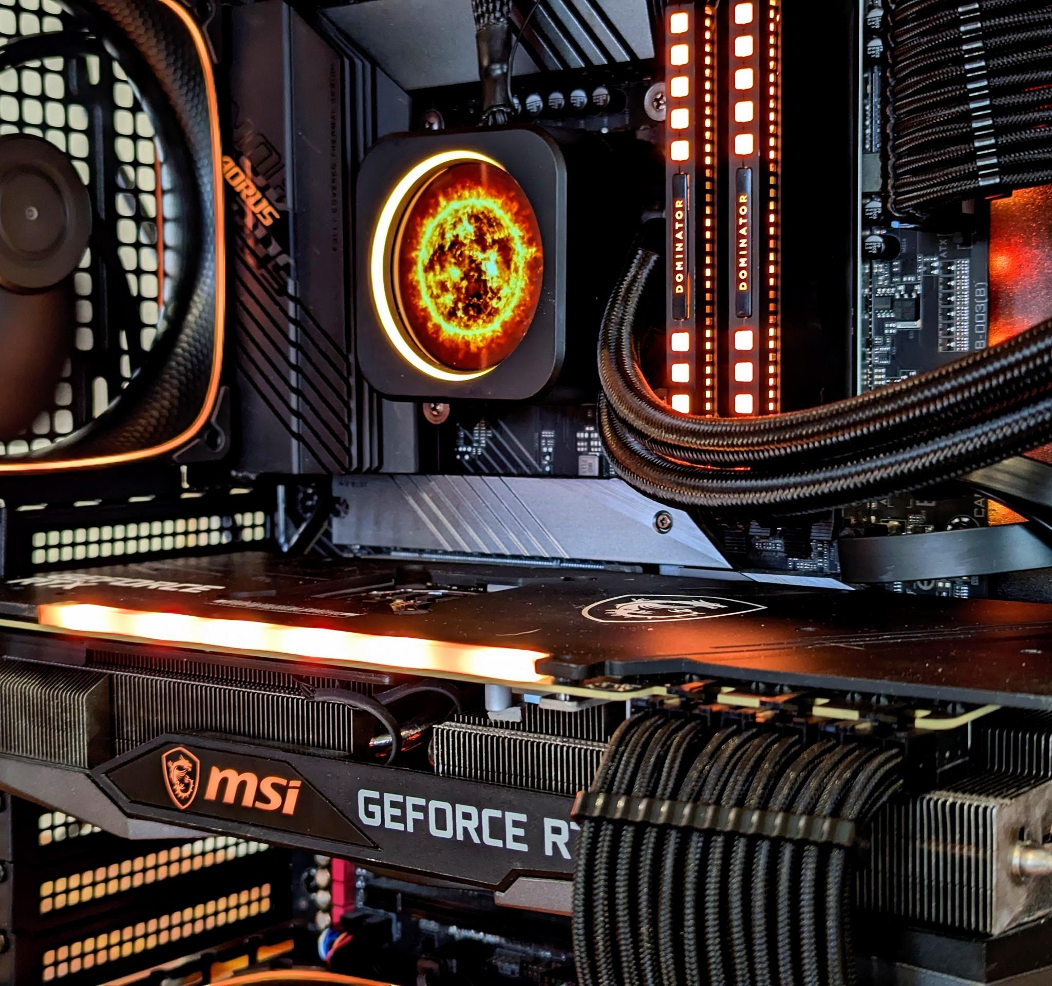 🔥Fireball🔥 – High-End 1440p Gaming PC  |  i7-12700K • RTX 3080 • 32GB Dominator • 420mm AIO