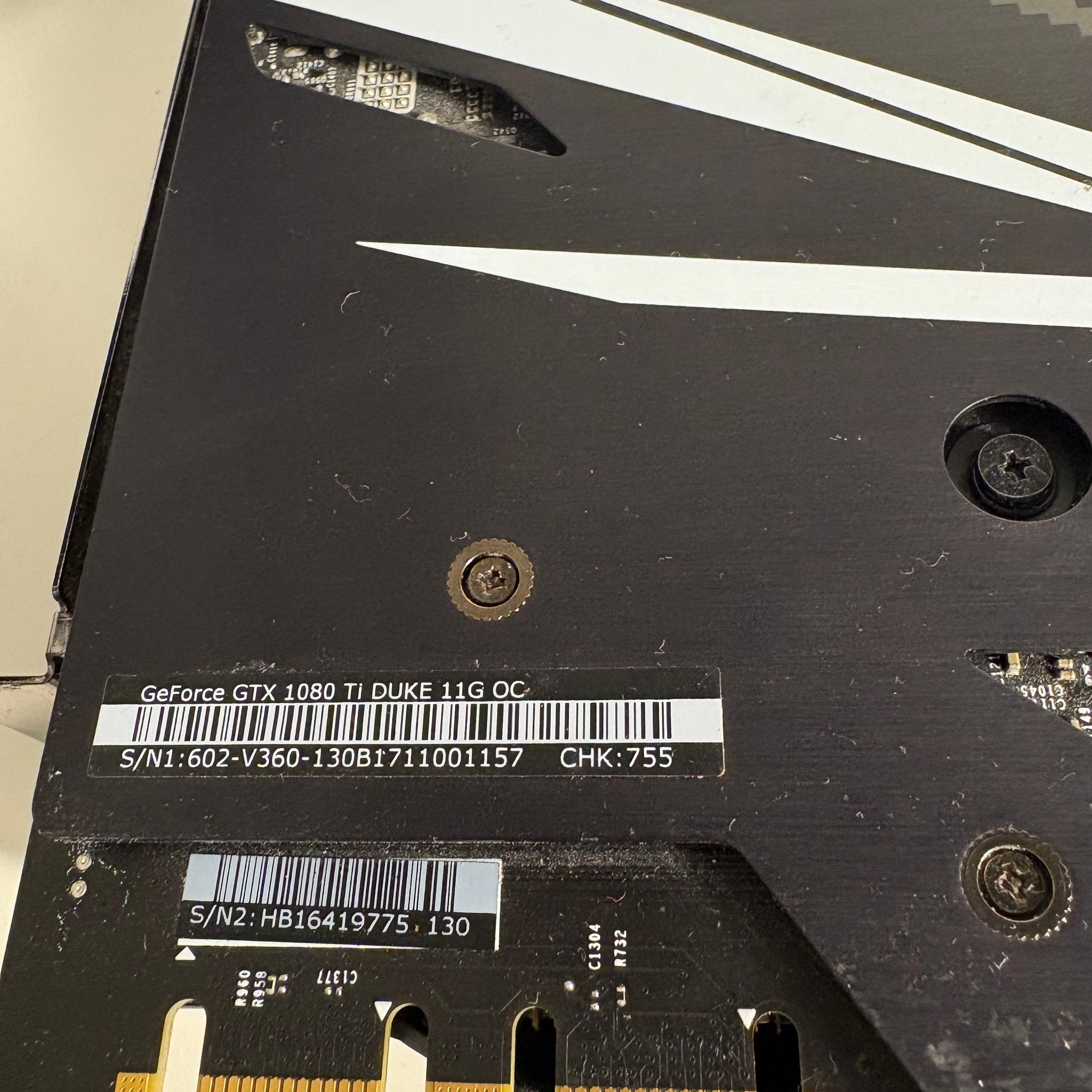 MSI Duke GTX 1080 Ti 11GB GDDR5X