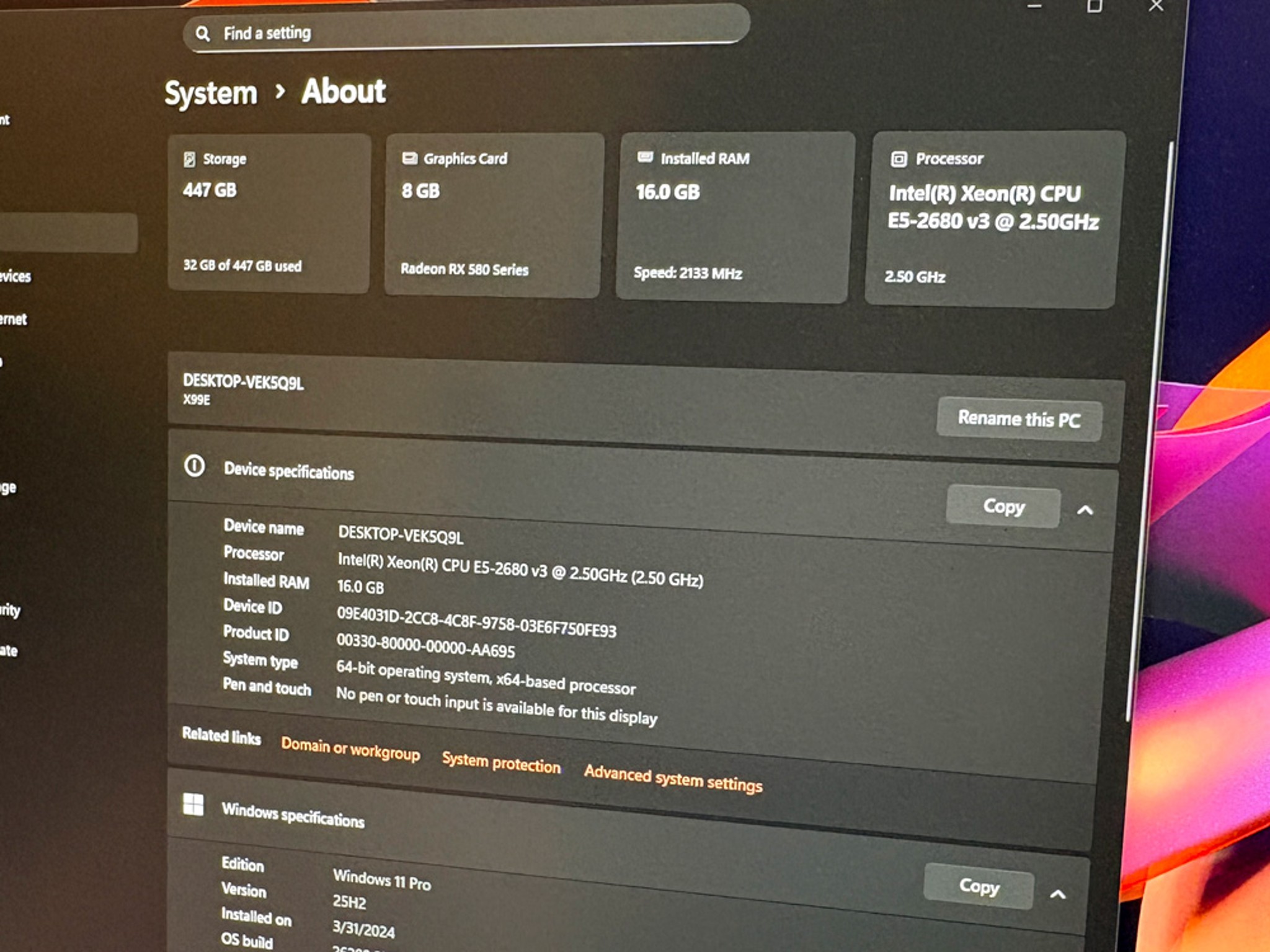 Flash Sale! Gaming PC | AMD Radeon RX 580 8GB, Xeon i7 CPU, 16GB DDR4, 500GB SSD, WIN 11 Pro