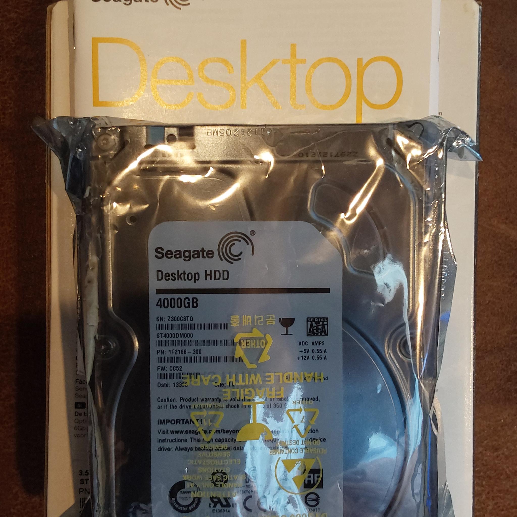 SEAGATE BARRACUDA 4TB SATA 3.5 in. INTERNAL HARD DRIVE
