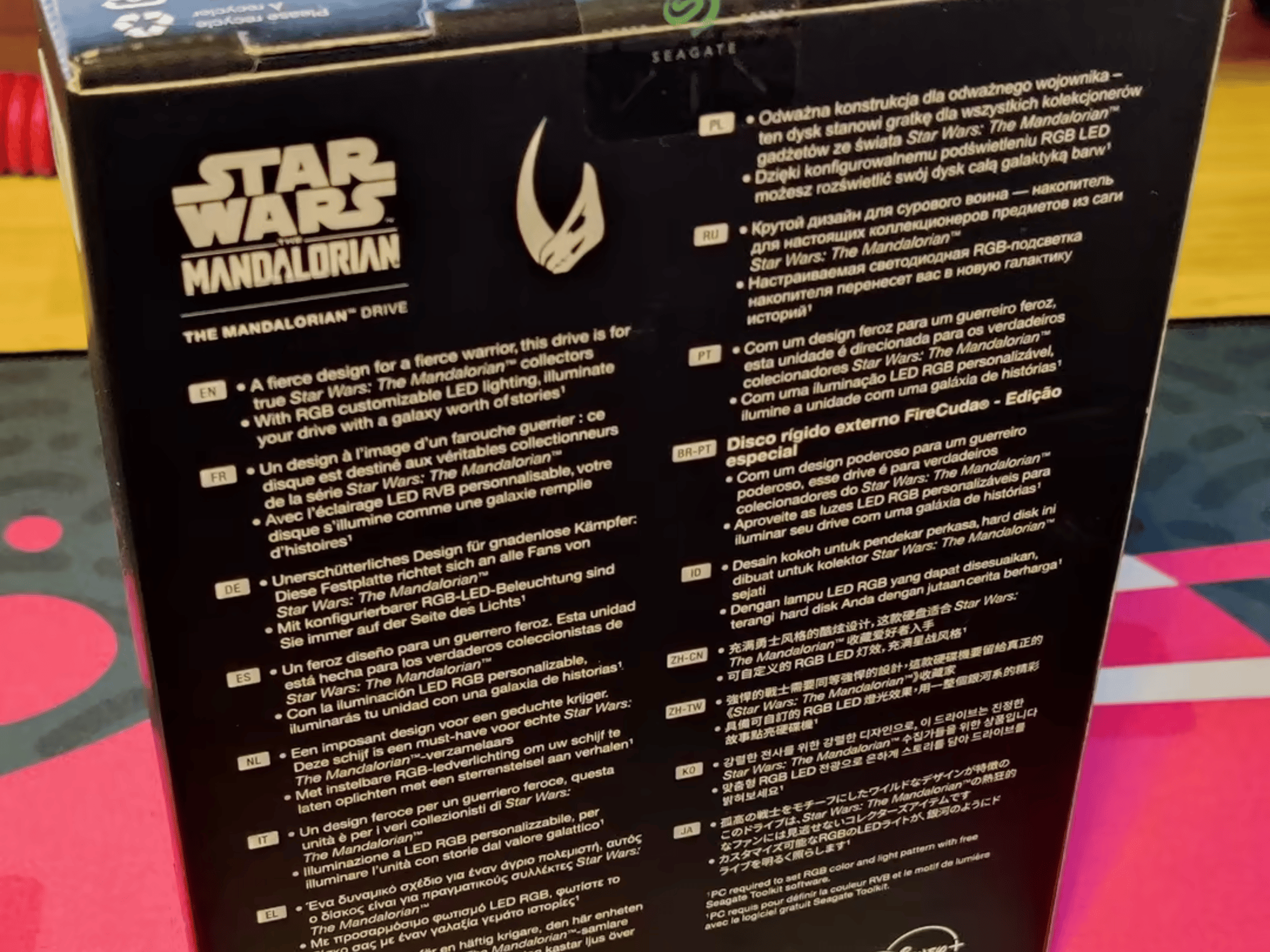 Seagate Firecuda 2TB External Hard Drive - Mandalorian Limited Edition