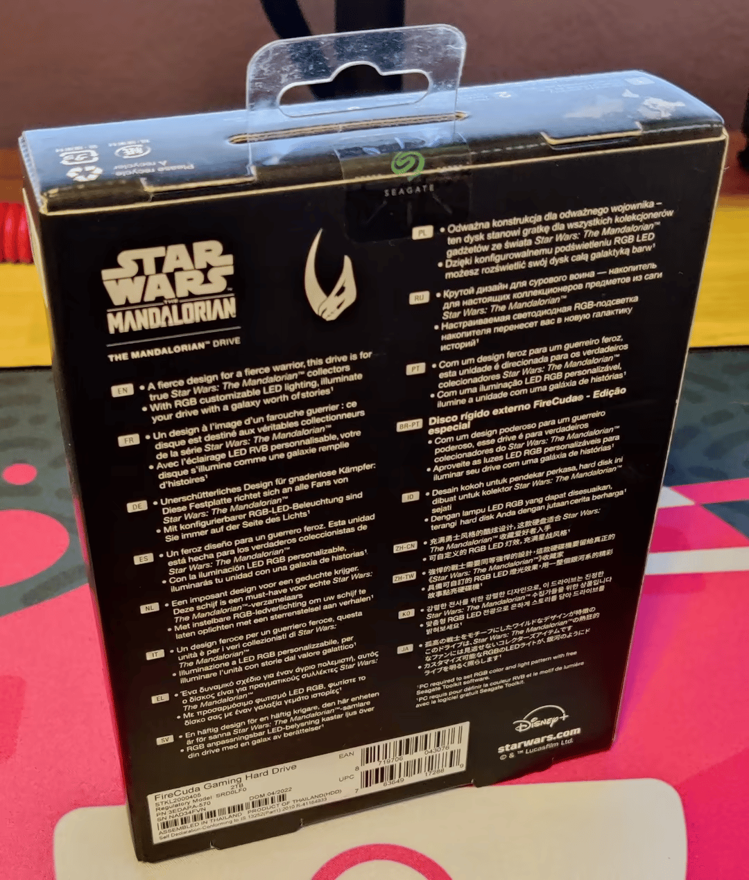 Seagate Firecuda 2TB External Hard Drive - Mandalorian Limited Edition