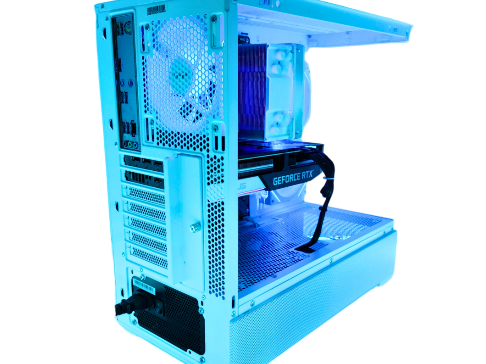 🏔Icewave❄️: RTX 3070 | Ryzen 5600 | 16GB DDR4 RAM | 1TB SSD | 4 RGB Fans | White RGB Gaming PC