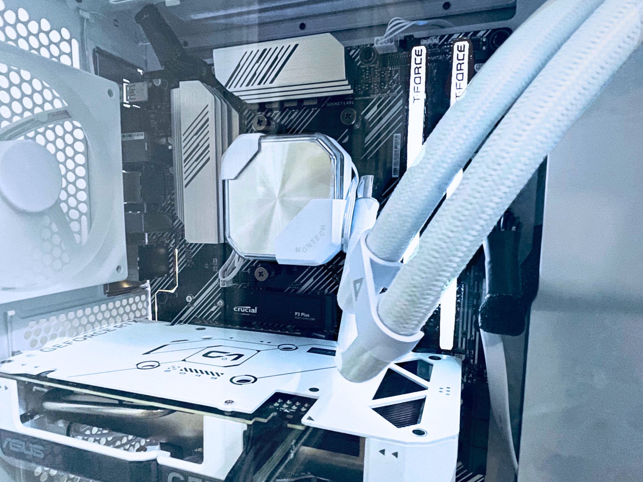 Nvidia Rtx 4060Ti Pro Gaming PC|Water Cooled🧊|Ryzen 5💨| 1TB Nvme⚡️|16gb RGB Ram 🎨