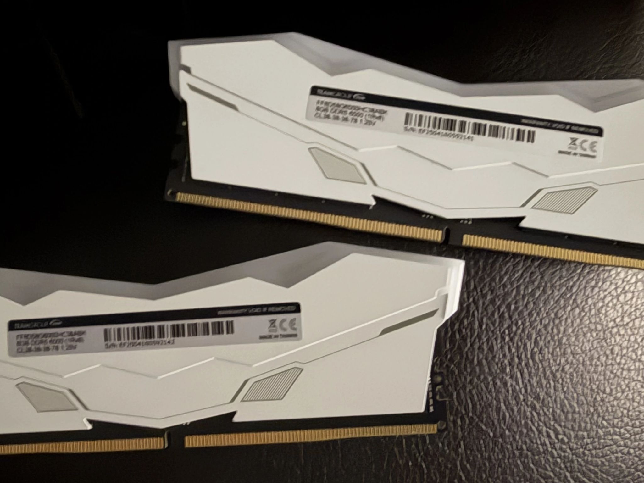 TEAMGROUP T-FORCE DELTA RGB 16GB DDR5-6000 CL38 (2x8GB) WHITE (Used)