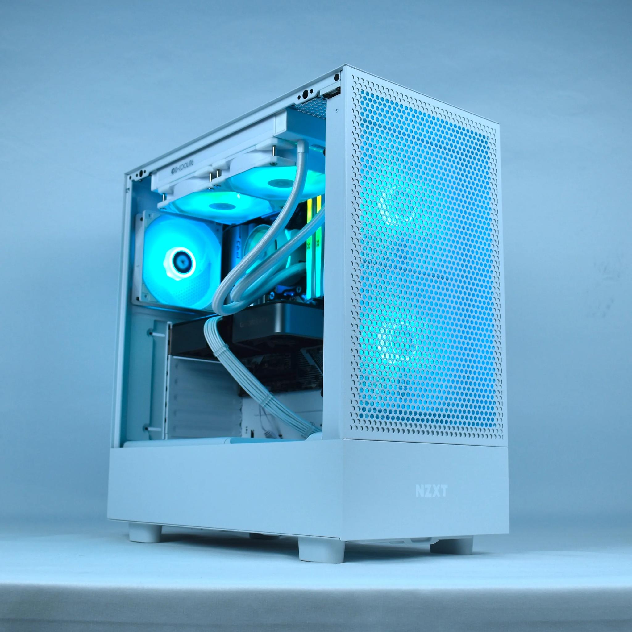 ❄️SNOW❄️ 1440p Custom Gaming & Streaming PC | Ryzen 7600X, NVIDIA RTX 3070, 1TB SSD, 32GB DDR5, WiFi