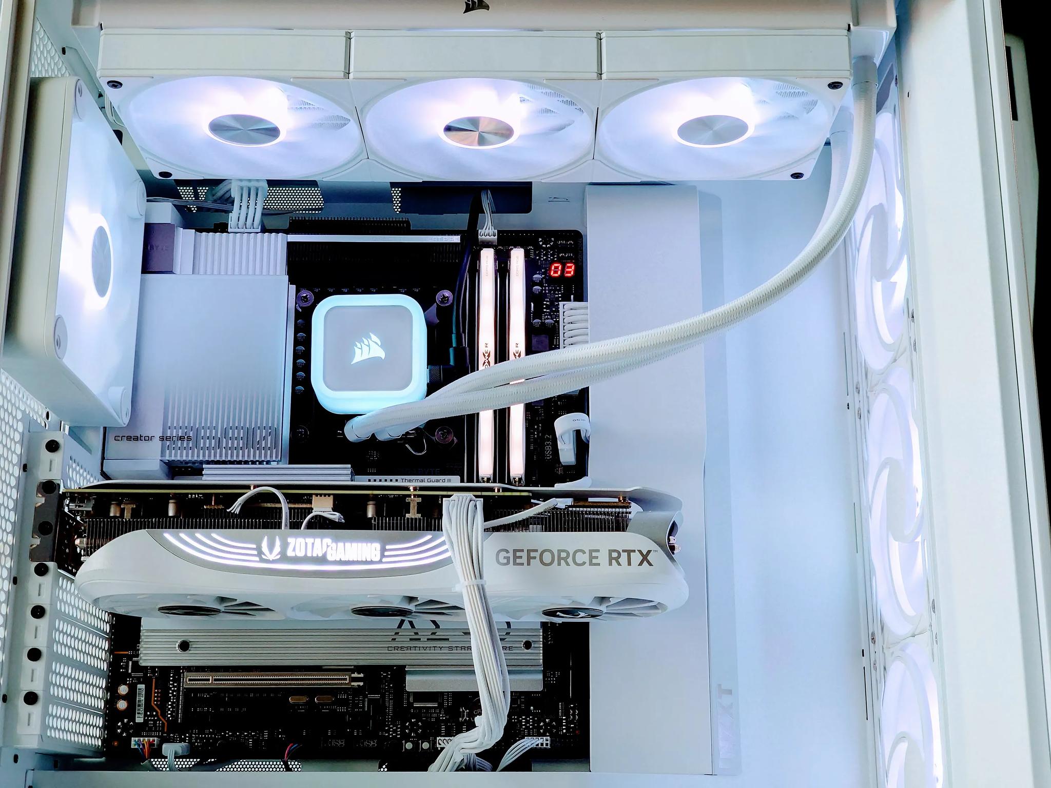 🤍🐻‍❄️ Extreme Gaming PC⚪Nvidia RTX 4070 Ti Super 16GB⚪Intel i9 12900KS 16 core⚪32GB DDR5