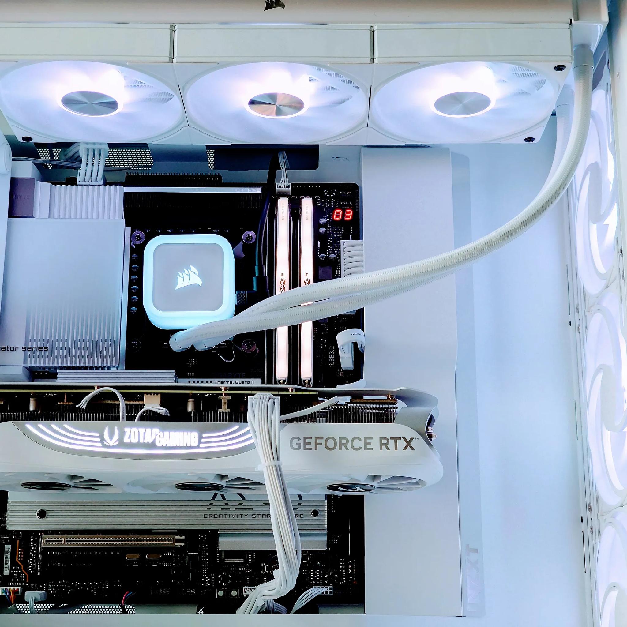 🤍🐻‍❄️ Extreme Gaming PC⚪Nvidia RTX 4070 Ti Super 16GB⚪Intel i9 12900KS 16 core⚪32GB DDR5