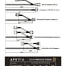 Apevia 850W, 80+G, 600W 12VHPWR, Apevia Prestige Power ATX 3.0/PCIE5.0, ATX power supply