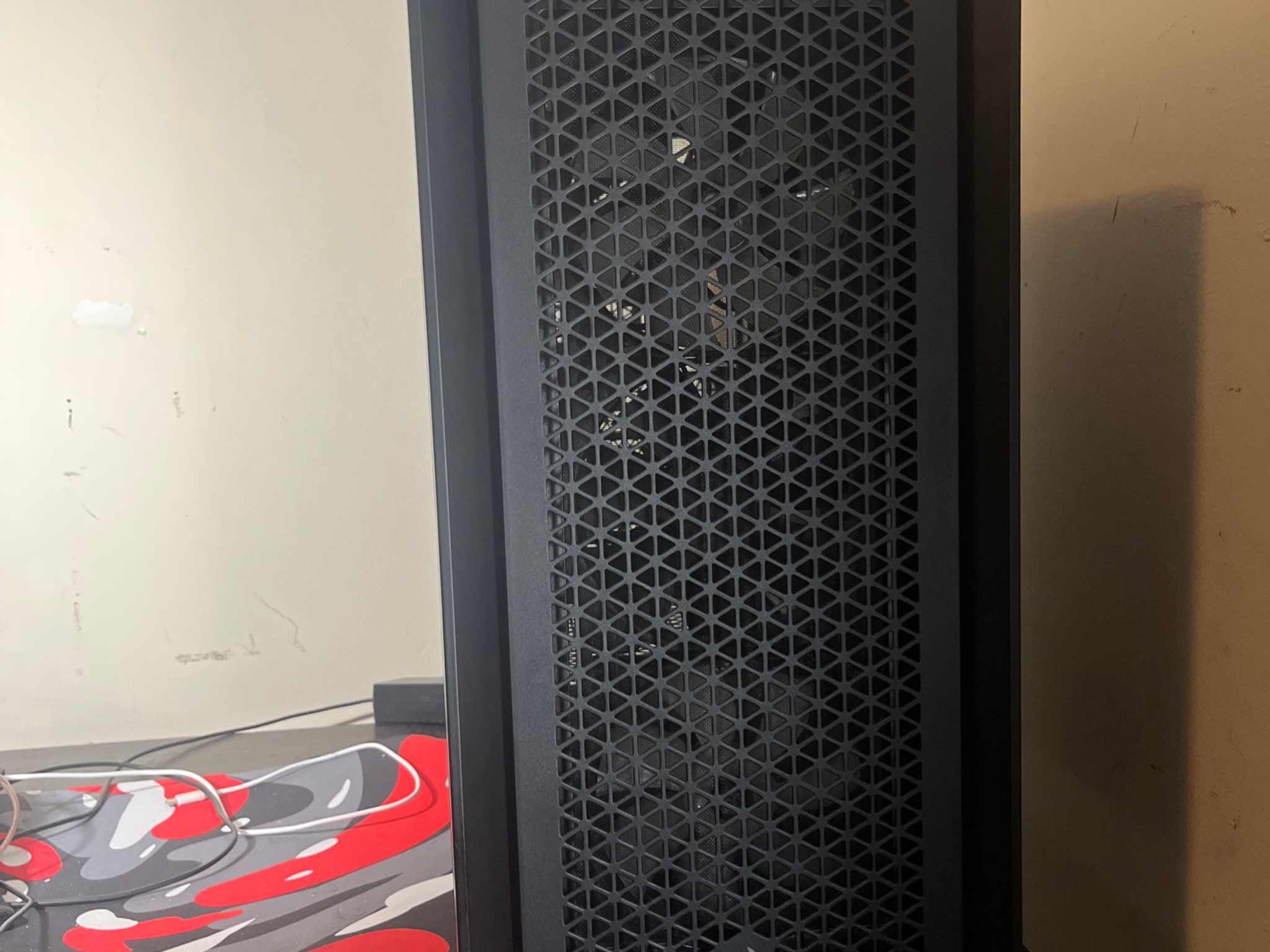 Corsair 4000D AIRFLOW Tempered Glass Mid-Tower ATX PC Case - Black with extra fans