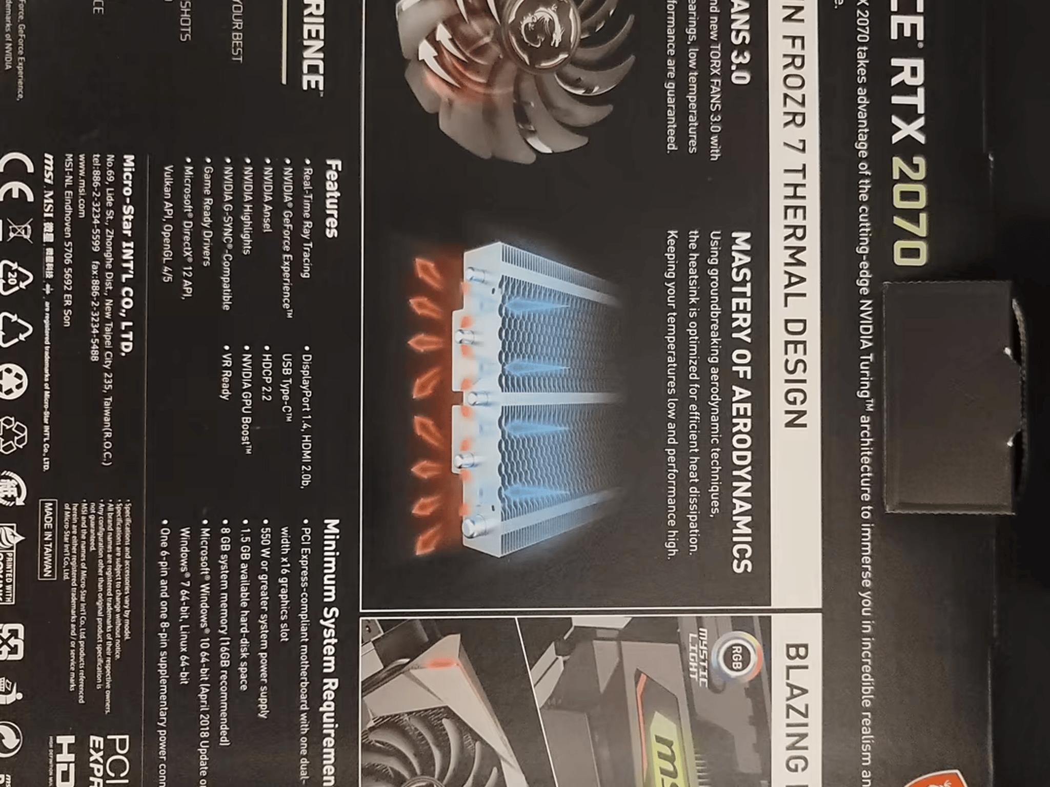 MSI Gaming Z Geforce RTX 2070