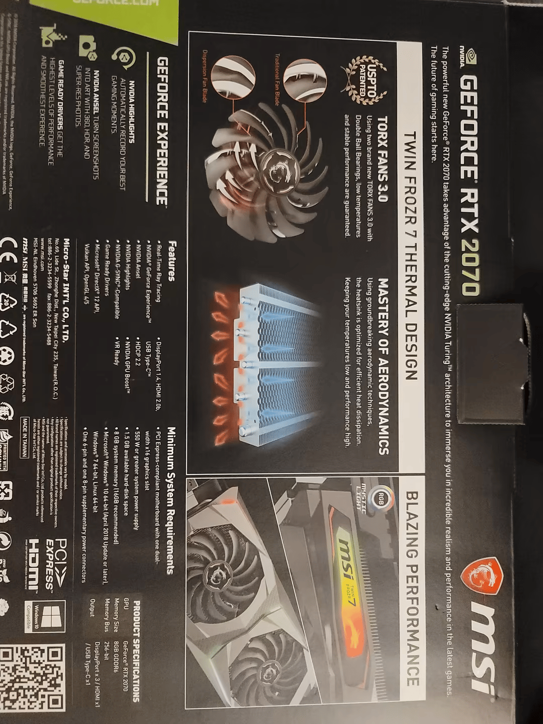 MSI Gaming Z Geforce RTX 2070