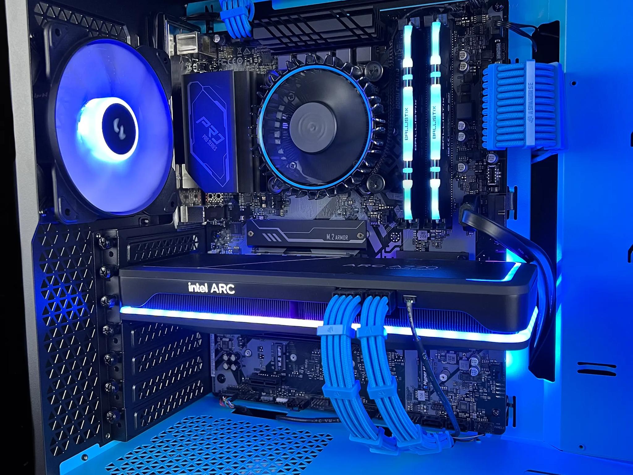 Intel Blue Mid-Range Gaming PC | i5-12400 | Arc LE A770