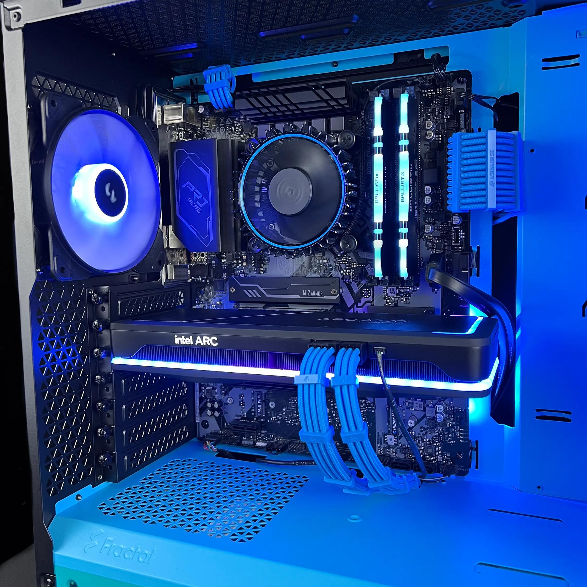 Intel Blue Mid-Range Gaming PC | i5-12400 | Arc LE A770