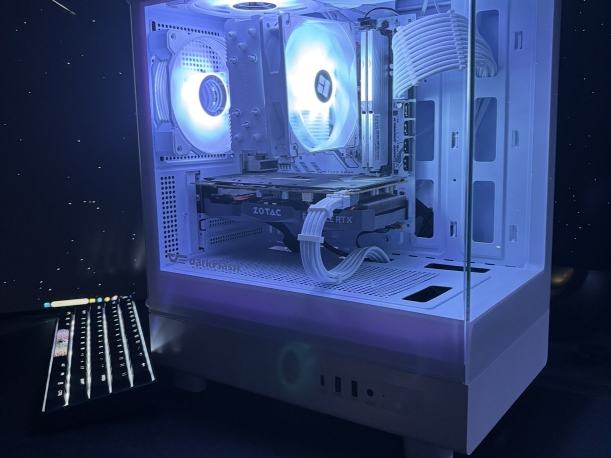 🧊 Frostbyte White RGB Gaming PC | Ryzen 5 3600 + RTX 2060 | Clean & Powerful 🎮