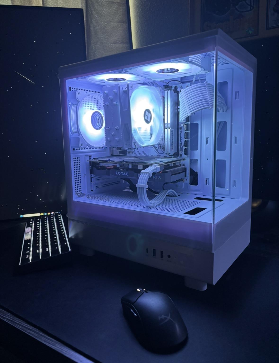 🧊 Frostbyte White RGB Gaming PC | Ryzen 5 3600 + RTX 2060 | Clean & Powerful 🎮