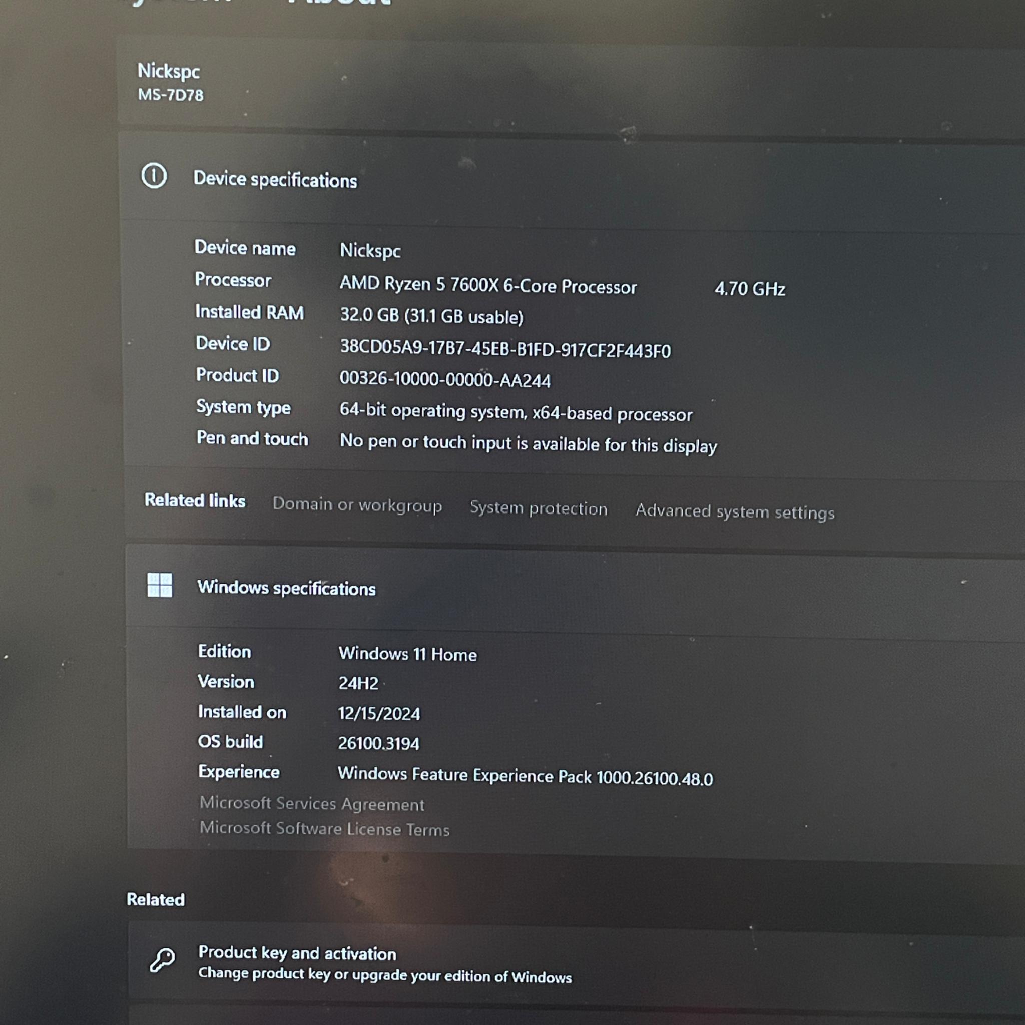 AM5 build-Ryzen 5 7600x & PNY 4060 8gb