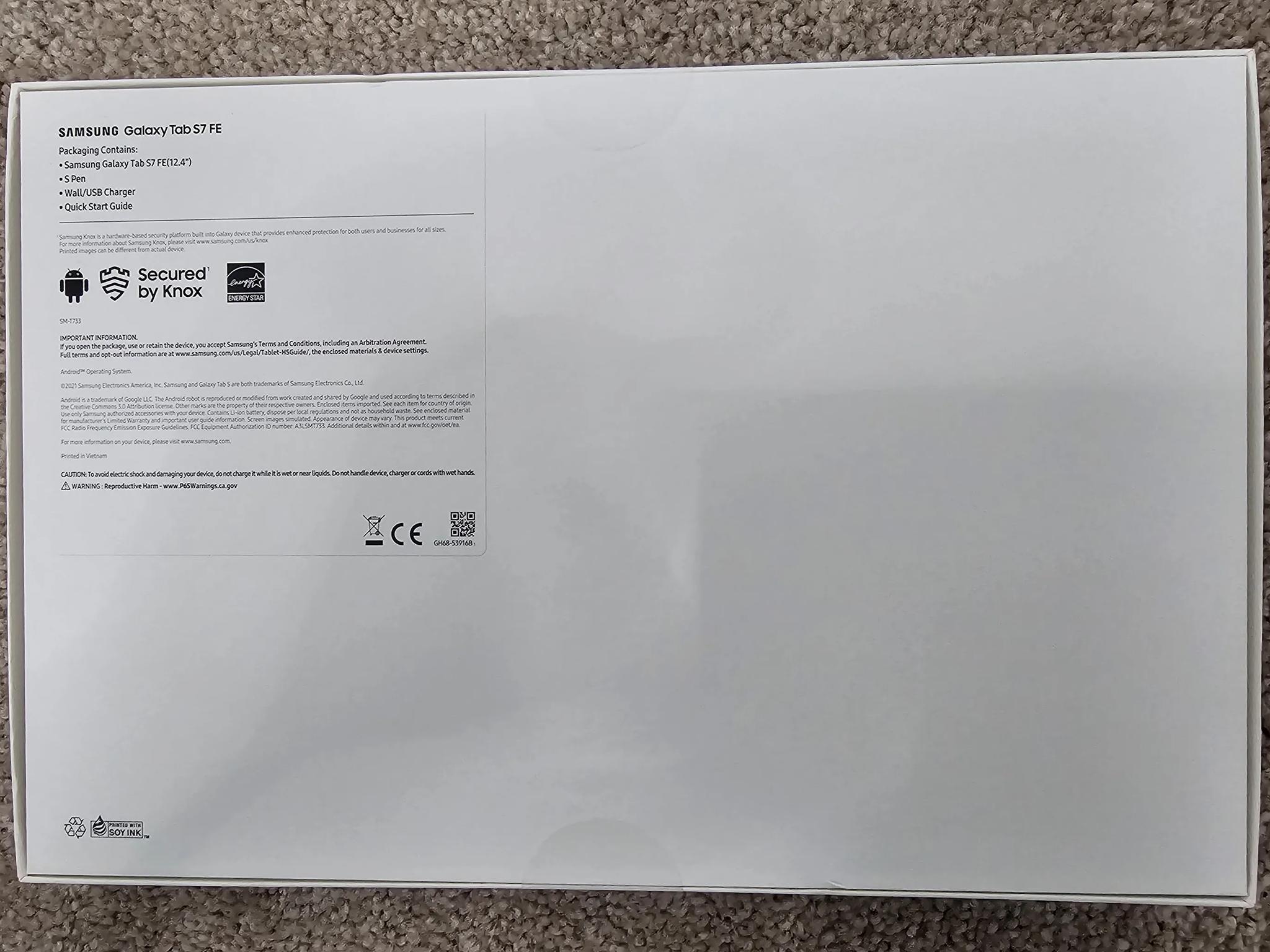 |SEALED| Samsung Galaxy Tab S7 FE 256GB Mystic Silver Wi-Fi + BONUS