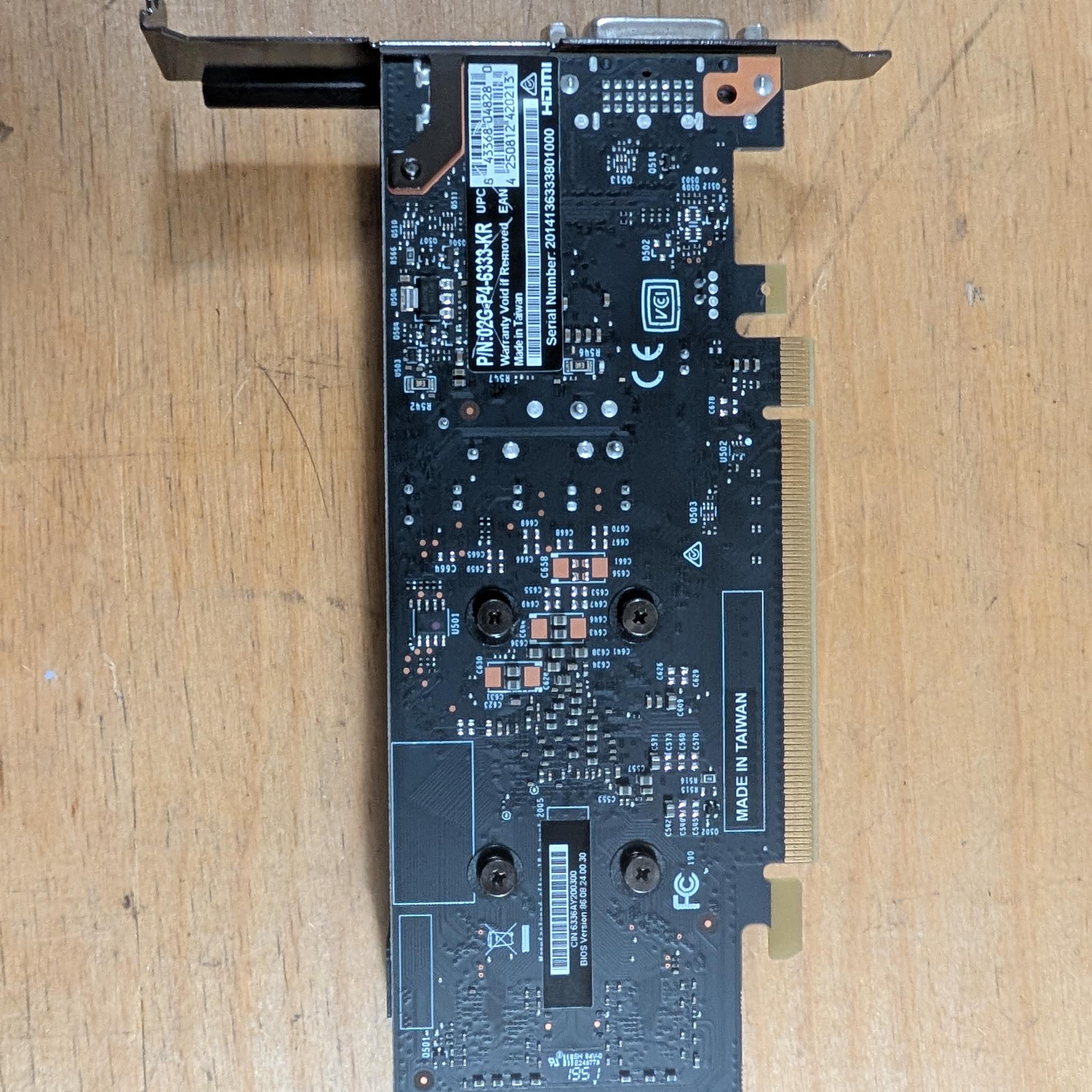 EVGA GeForce GT 1030 2GB