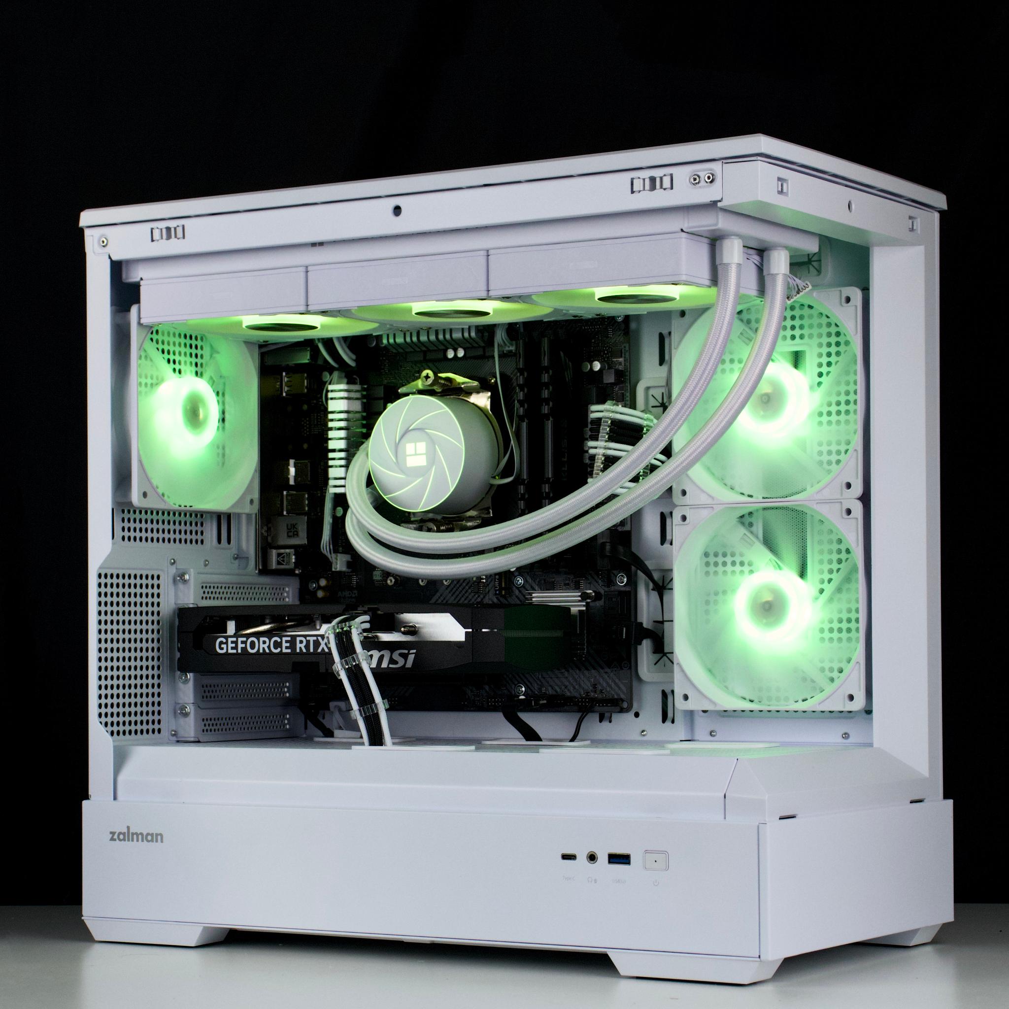 🧊❄️🧊 White Gaming PC – RTX 5060 TI, Ryzen 7 5700X, 32GB RAM, 1TB SSD - WiFi 🧊❄️🧊