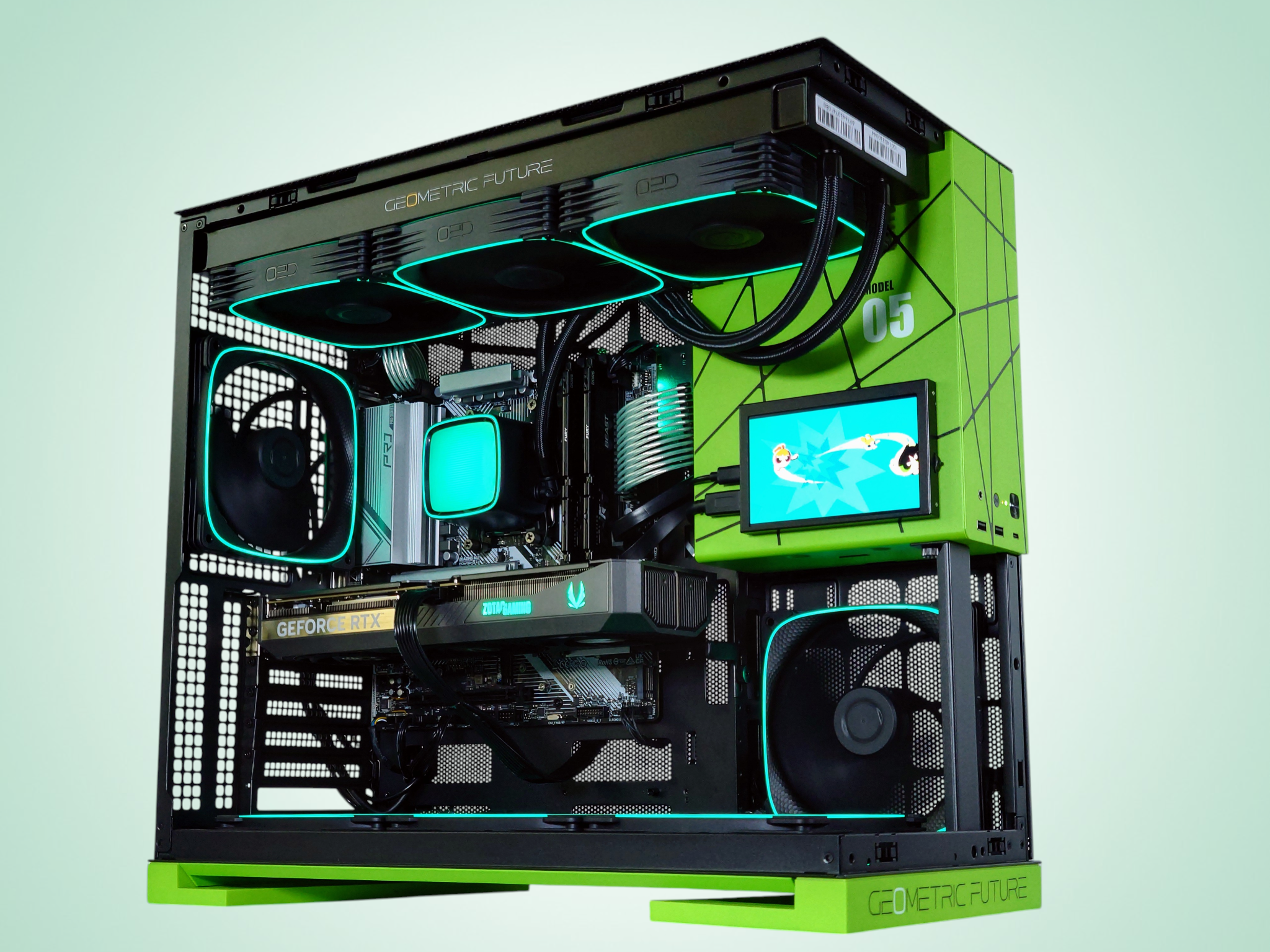 💚 👧Buttercup🌪️ Nvidia RTX 5070 12GB🌪️ AMD Ryzen 7 7700X🌪️ 32GB DDR5🌪️ 1TB NVME