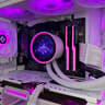 🤍 All White Build — RX 9060 XT 16GB | Ryzen 7 5700X3D | 32GB RGB | Kraken Elite LCD 🤍