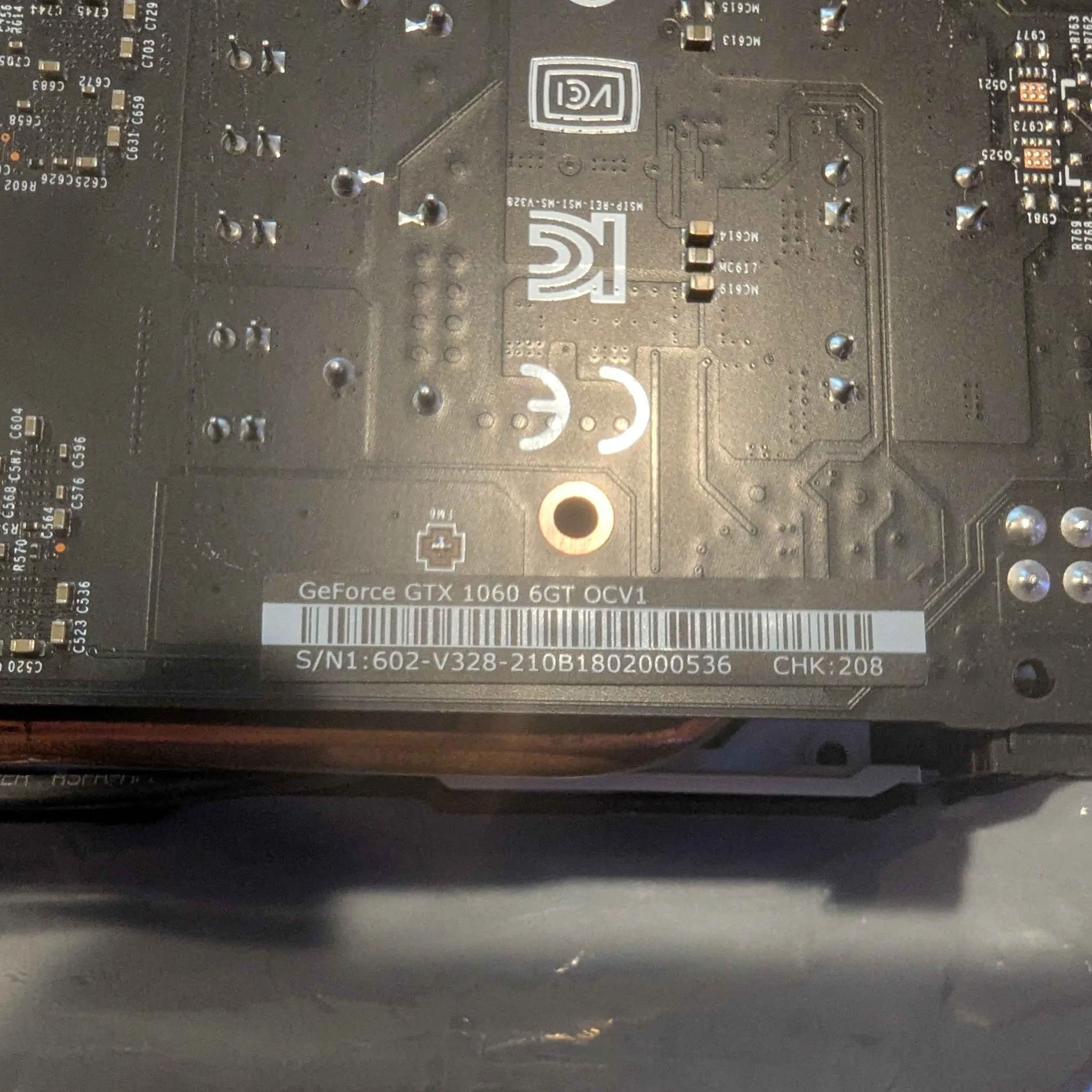 MSI GTX 1060