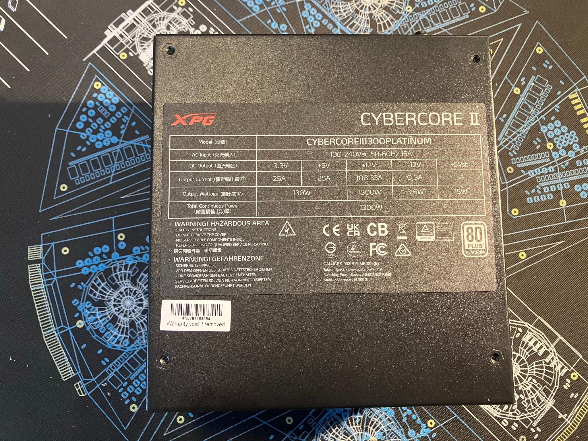 XPG 1300W 80+ Platinum Fully Modular PSU