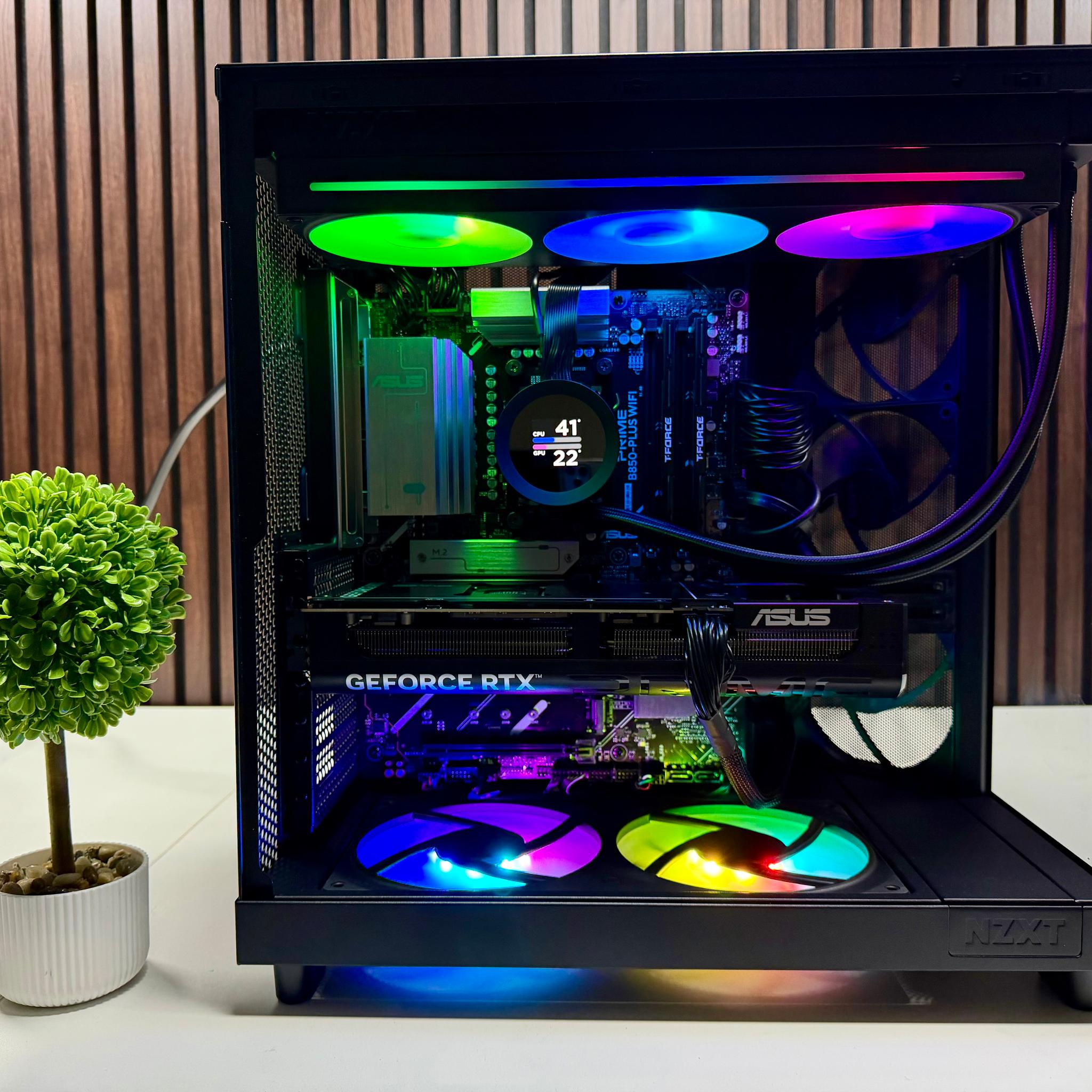 RTX 5070 | Ryzen 7600X3D | 32GB DDR5 | 1TB M.2 | 850 Watt Gold PSU Tier A | LCD AIO