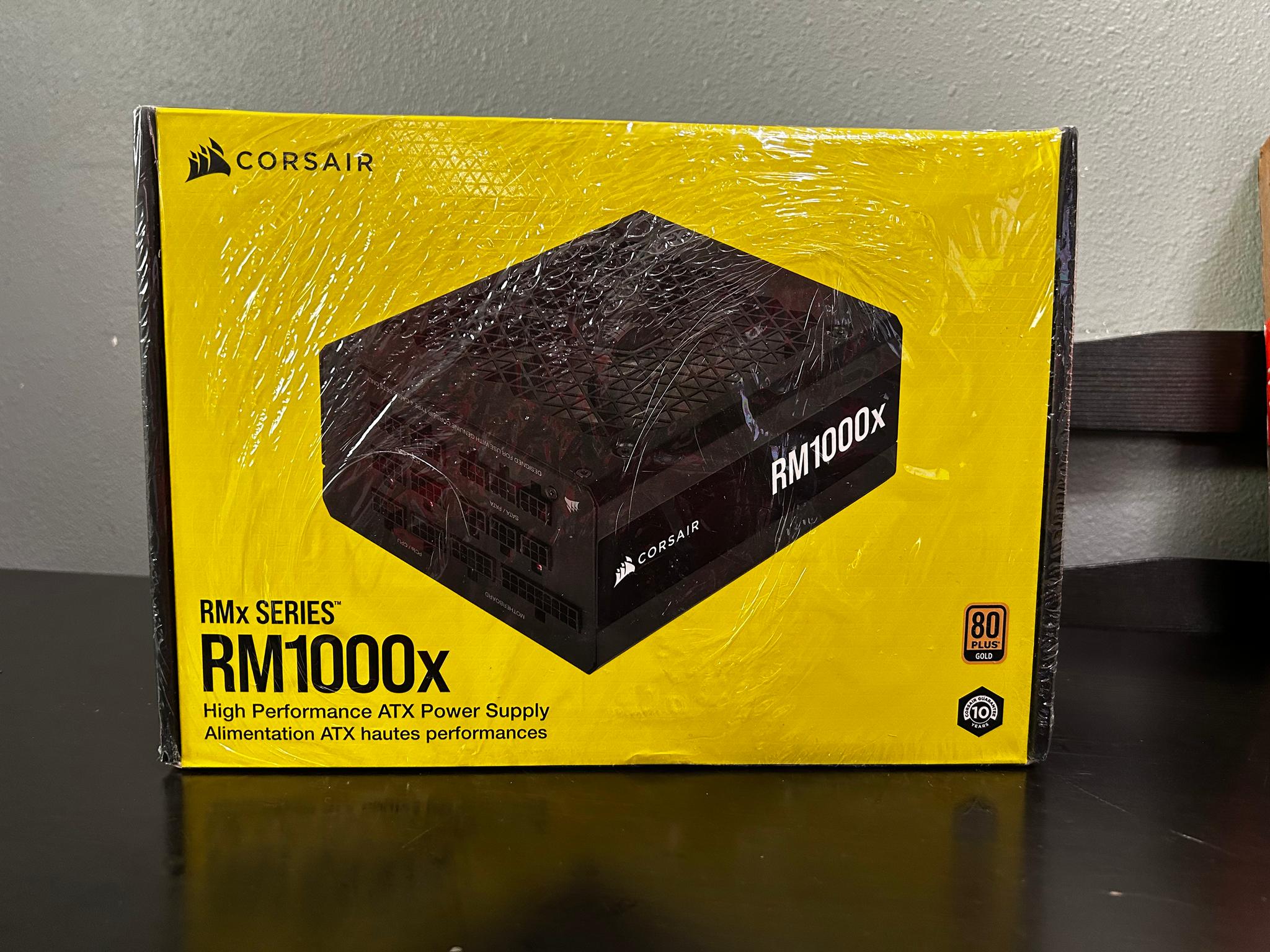 NEW - Corsair RM1000x Power Supply - Black 