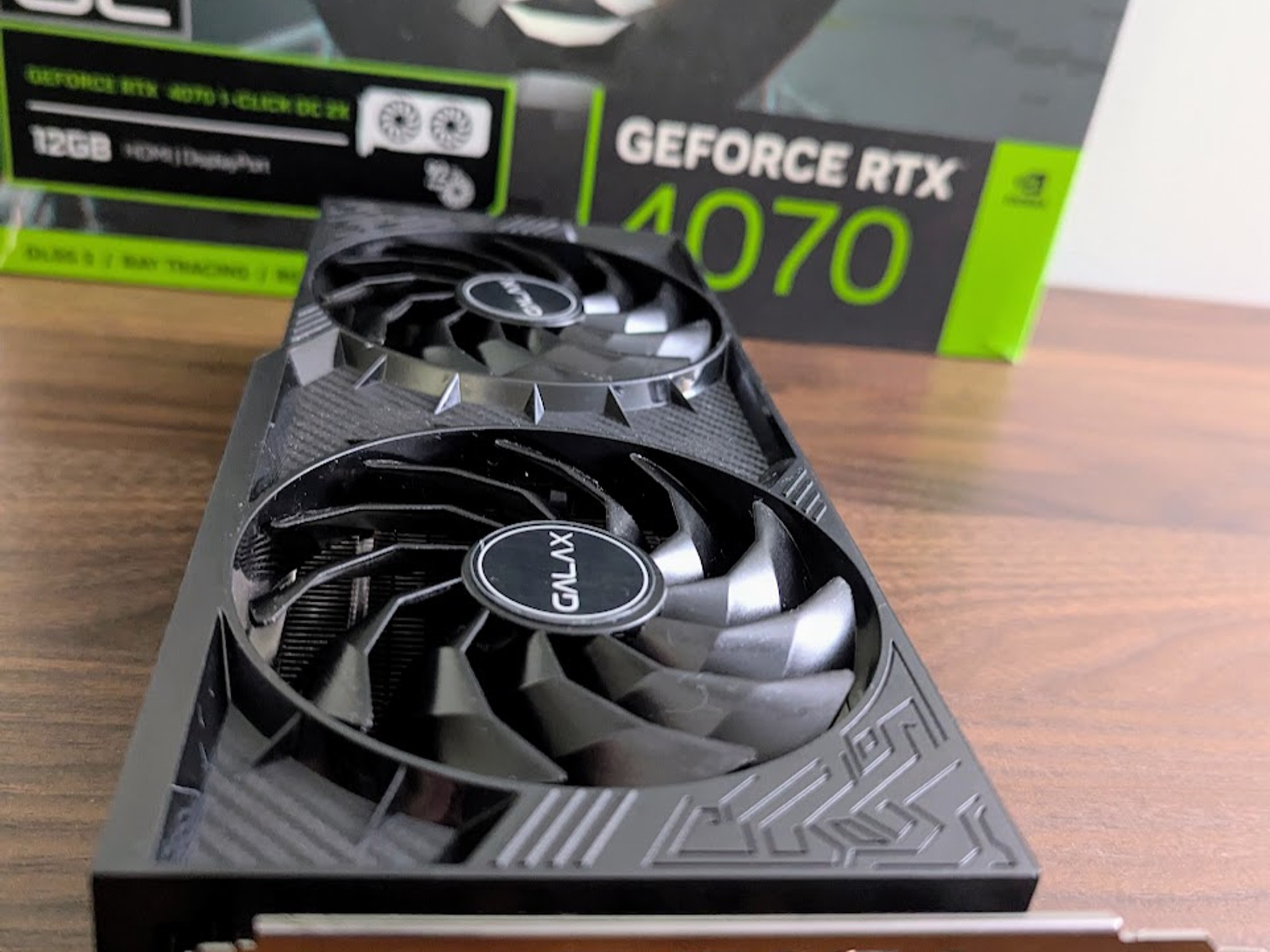 GALAX RTX 4070 1-Click OC 2X Graphics card - 12GB