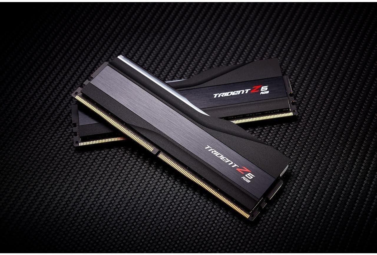 G.SKILL Trident Z5 RGB Series (Intel XMP 3.0) DDR5 RAM 32GB (2x16GB) 7800MT/s CL36 1.45V Desktop RaM