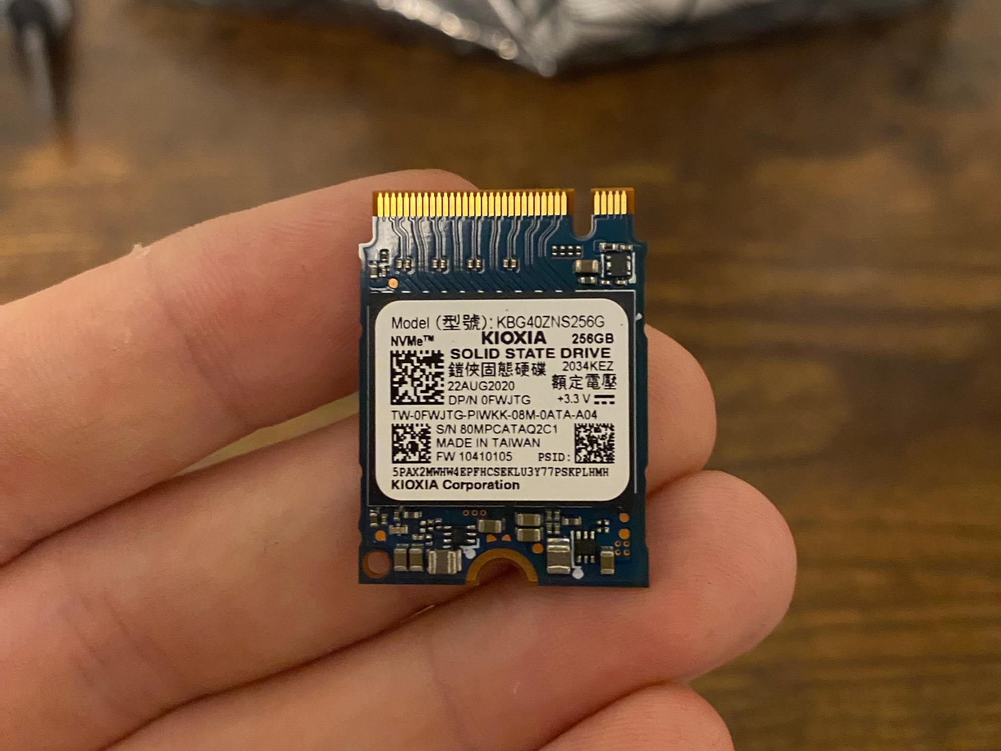 256gb NVME SSD