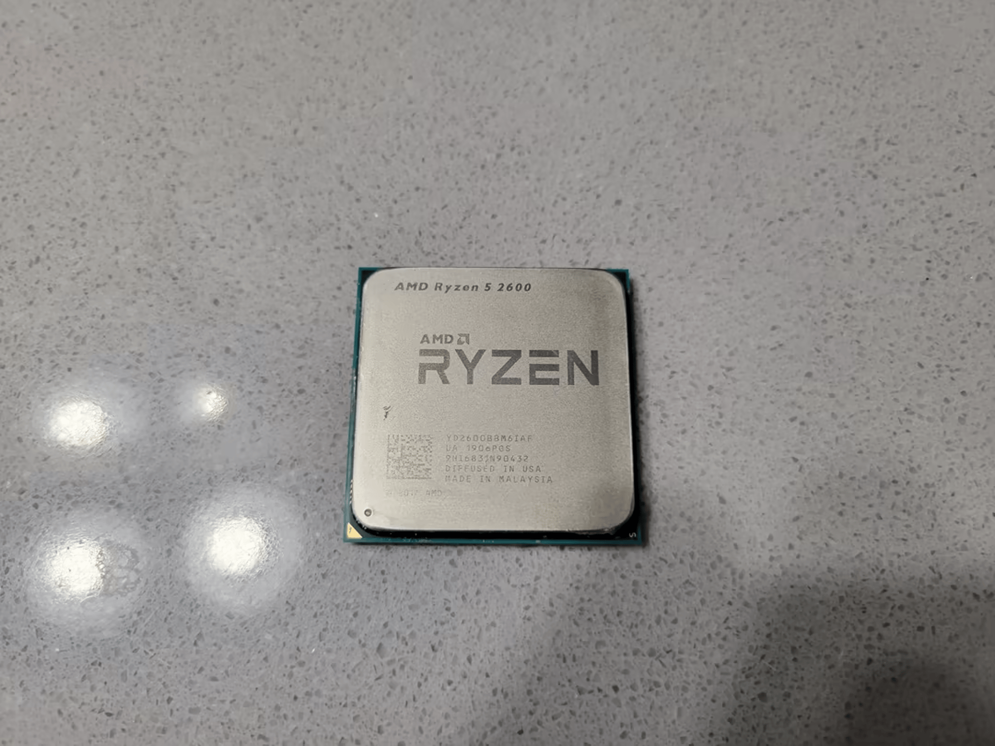 AMD Ryzen 2600 3.4 GHZ 6 Core CPU -USED