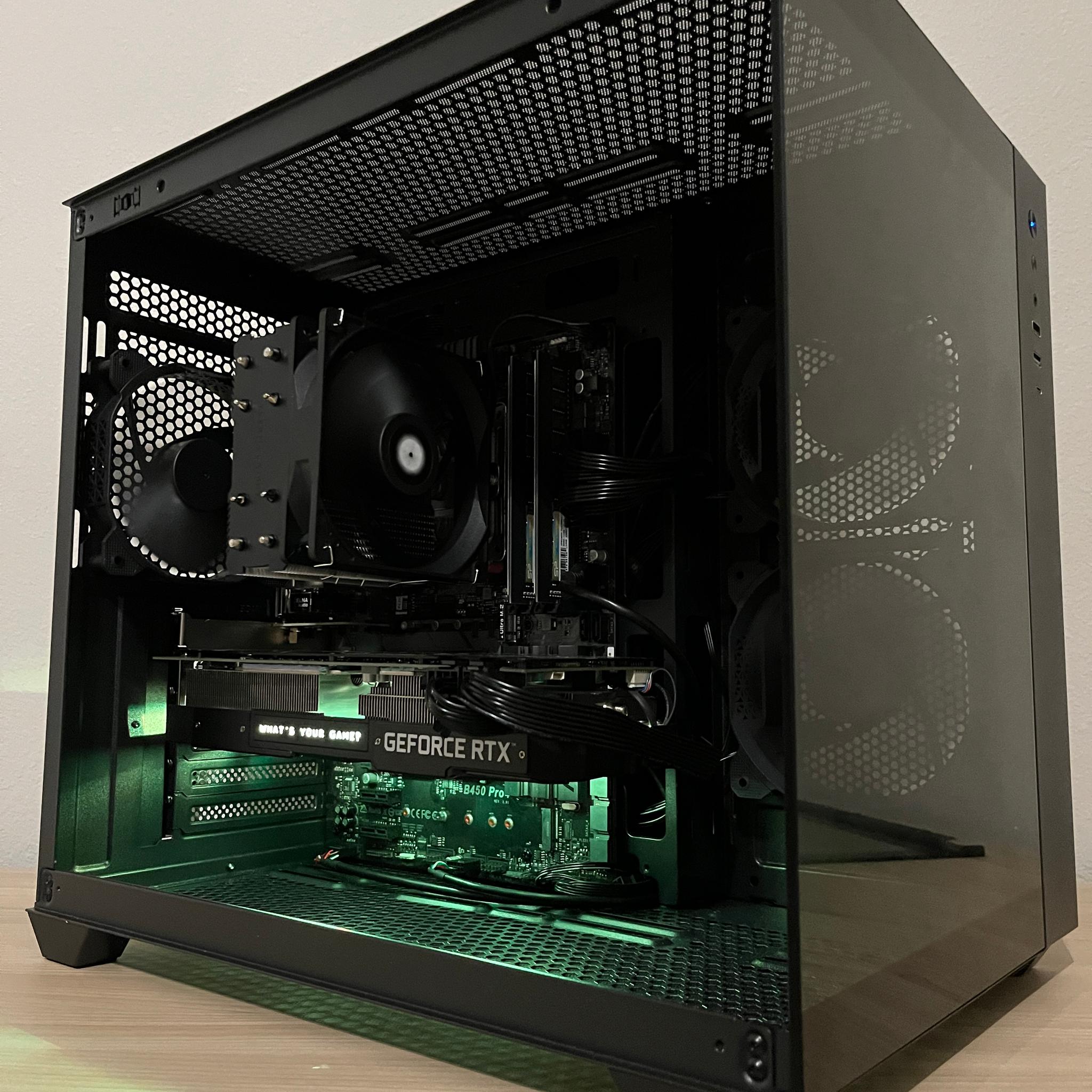 Budget Pure Performance PC Ryzen 5 3600 32gb DDR4 RAM RTX 2070 480GB SSD