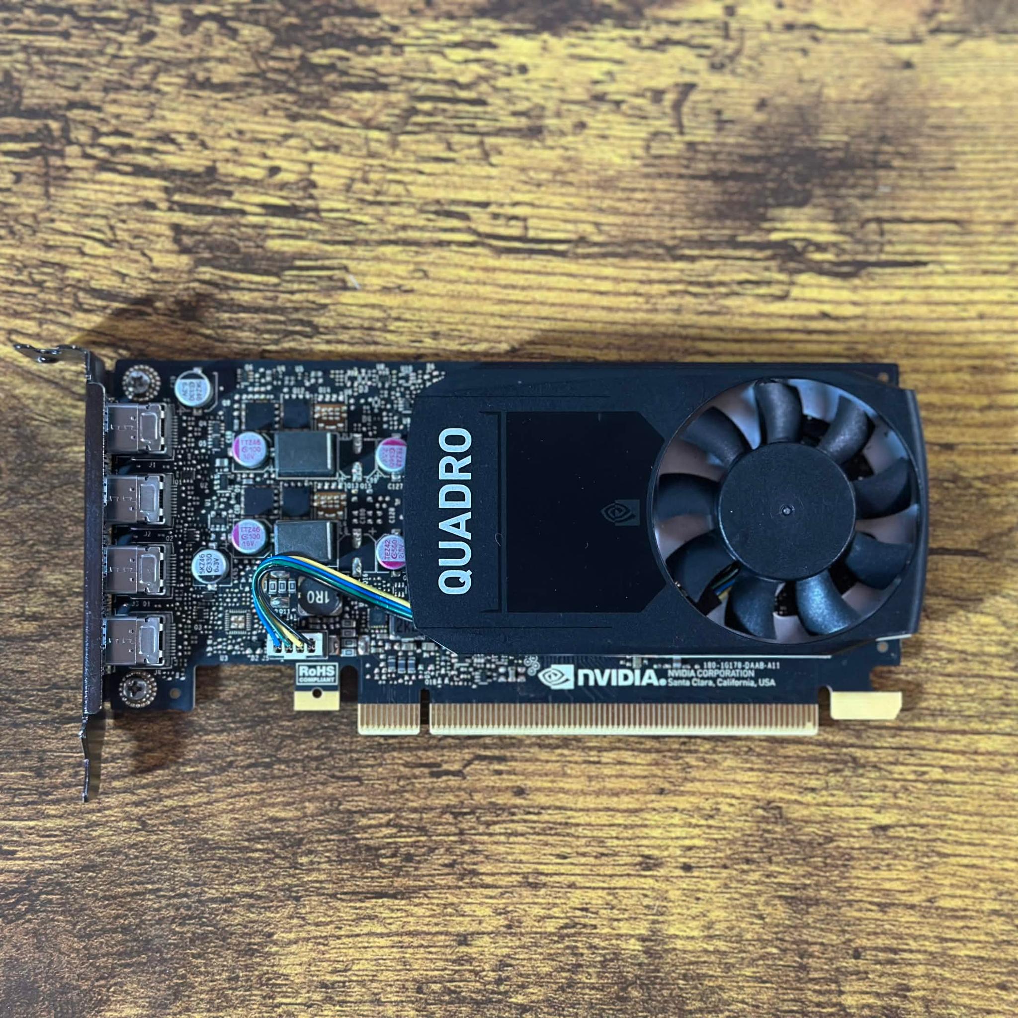 Nvidia Quadro P1000 4GB Low Profile Graphics Card