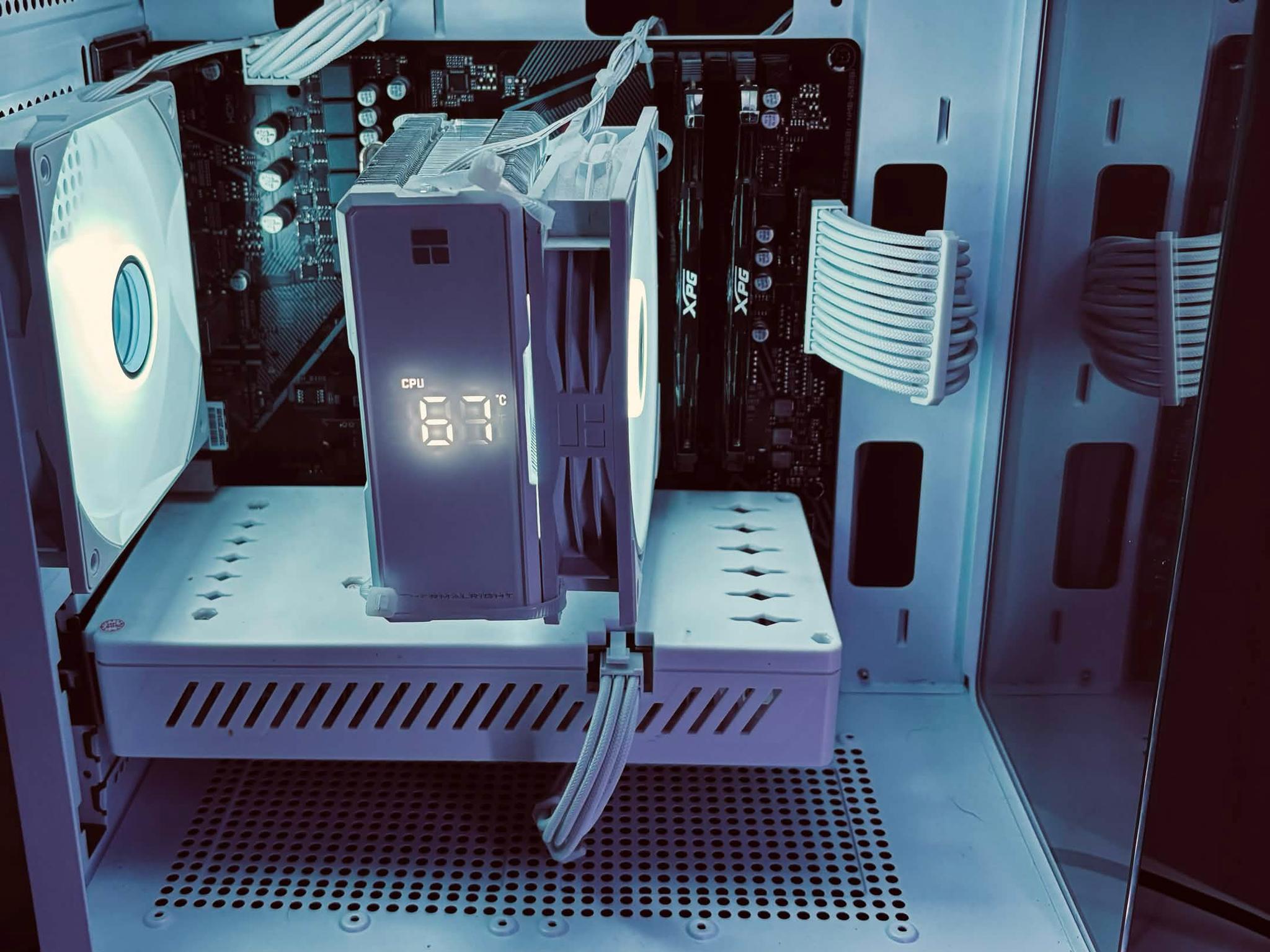 White Gaming PC Build