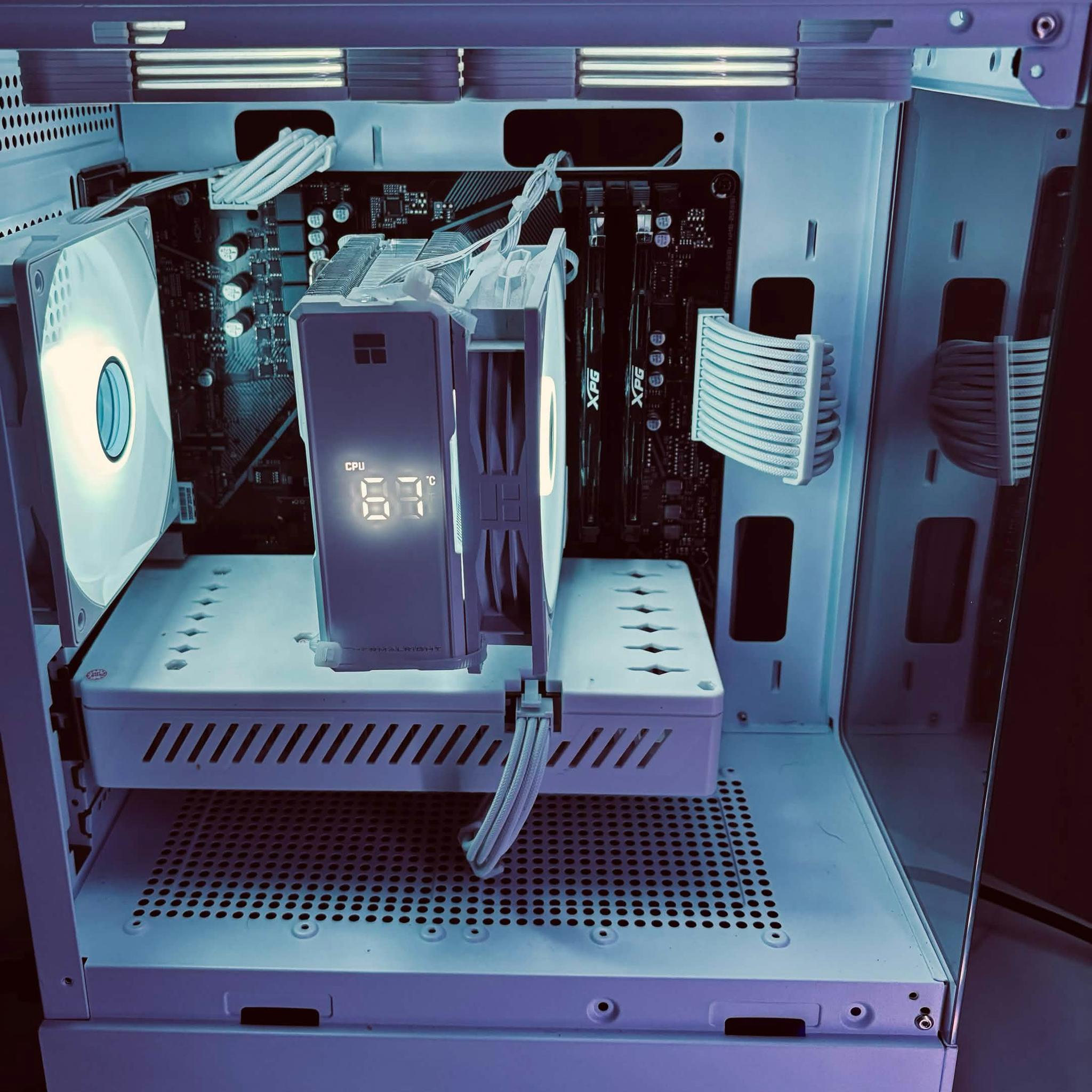 White Gaming PC Build